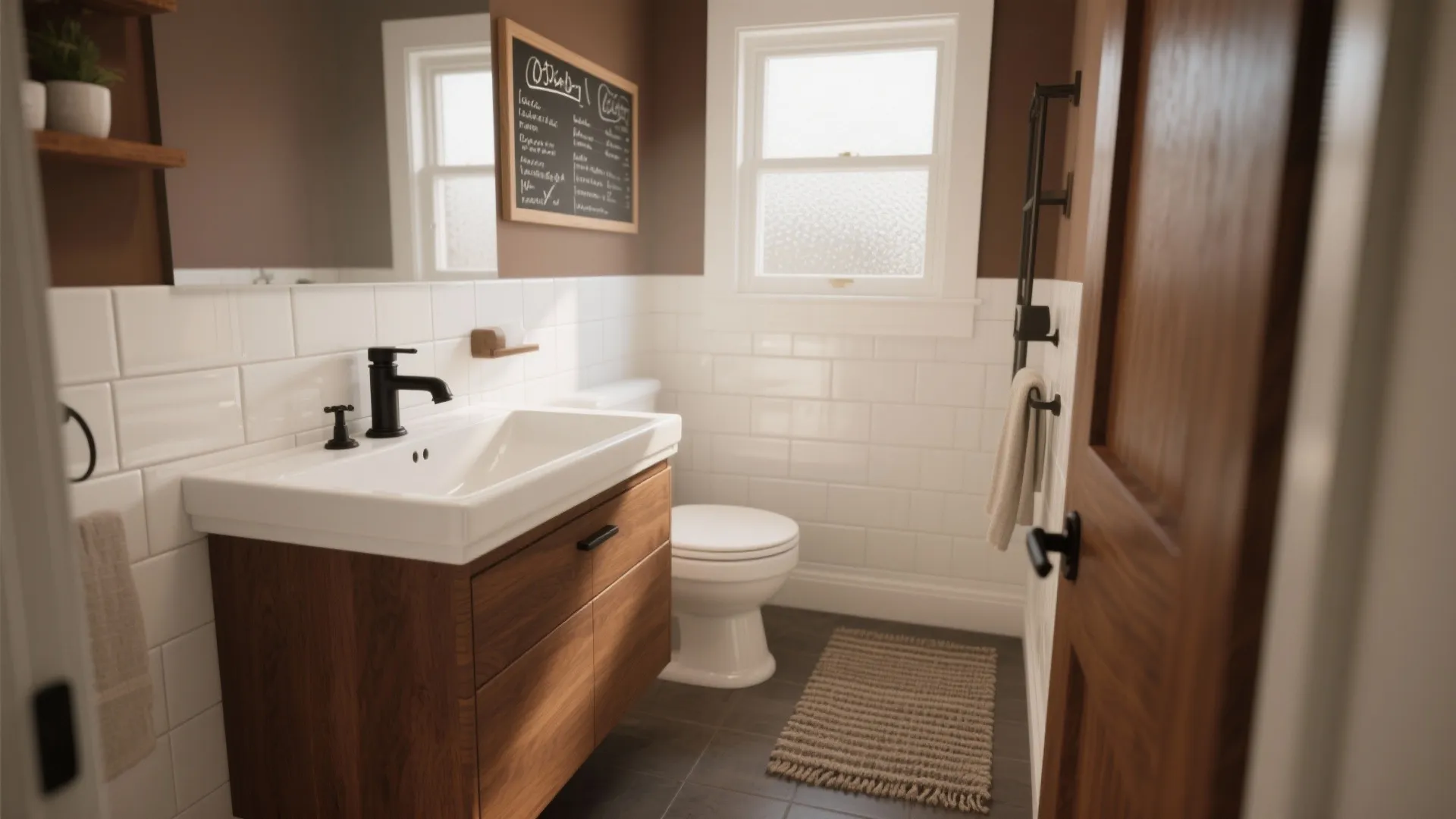 5 Brown and White Bathroom Ideas: Cozy, modern and small-space-friendly brown and white bathroom inspirations I’ve used