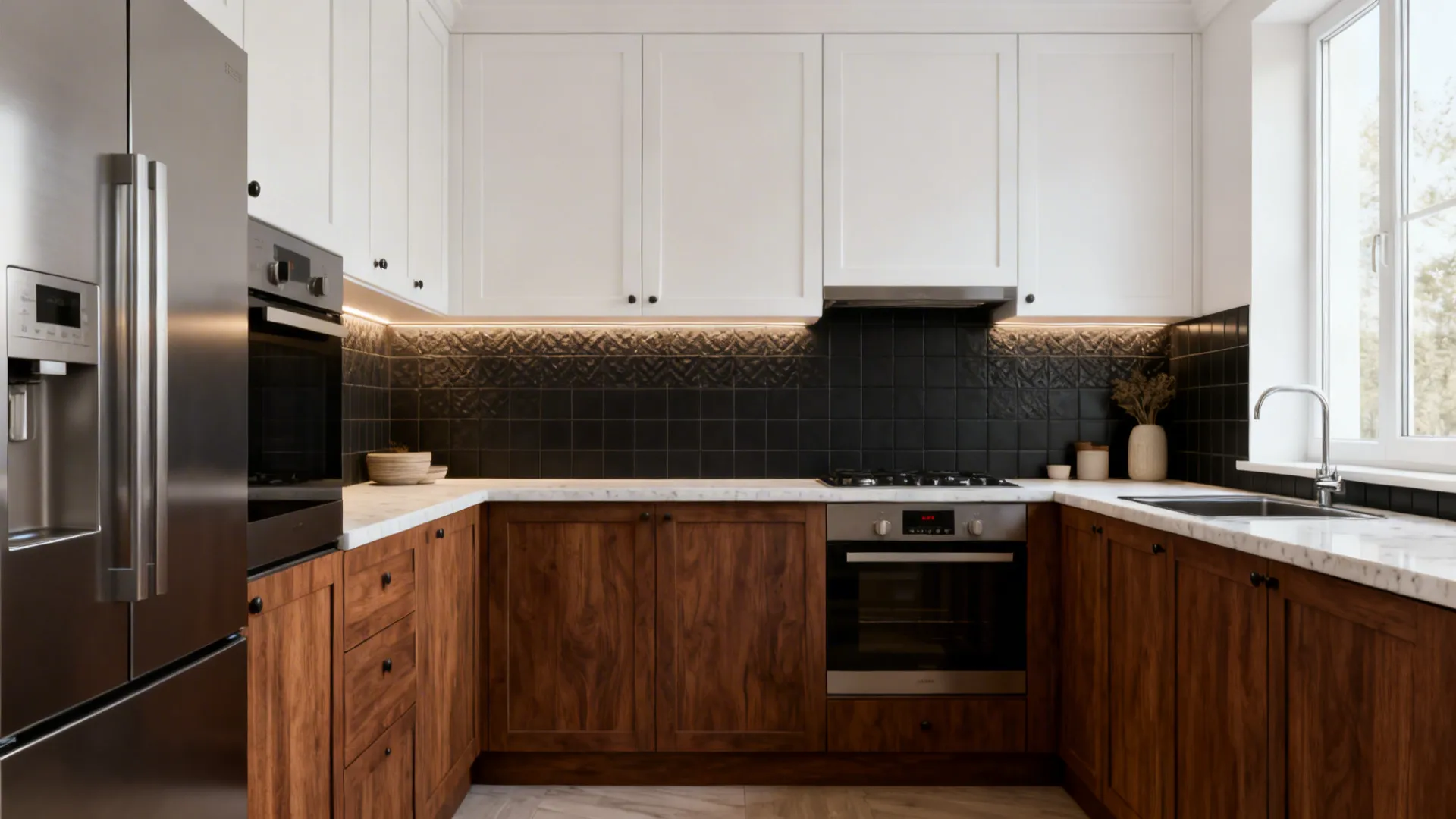 5 Brown-White-Dark Tile Kitchen Designs That Work: My field-tested ideas to mix brown, white, and dark tile in small kitchens—stylish, practical, and SEO-friendly