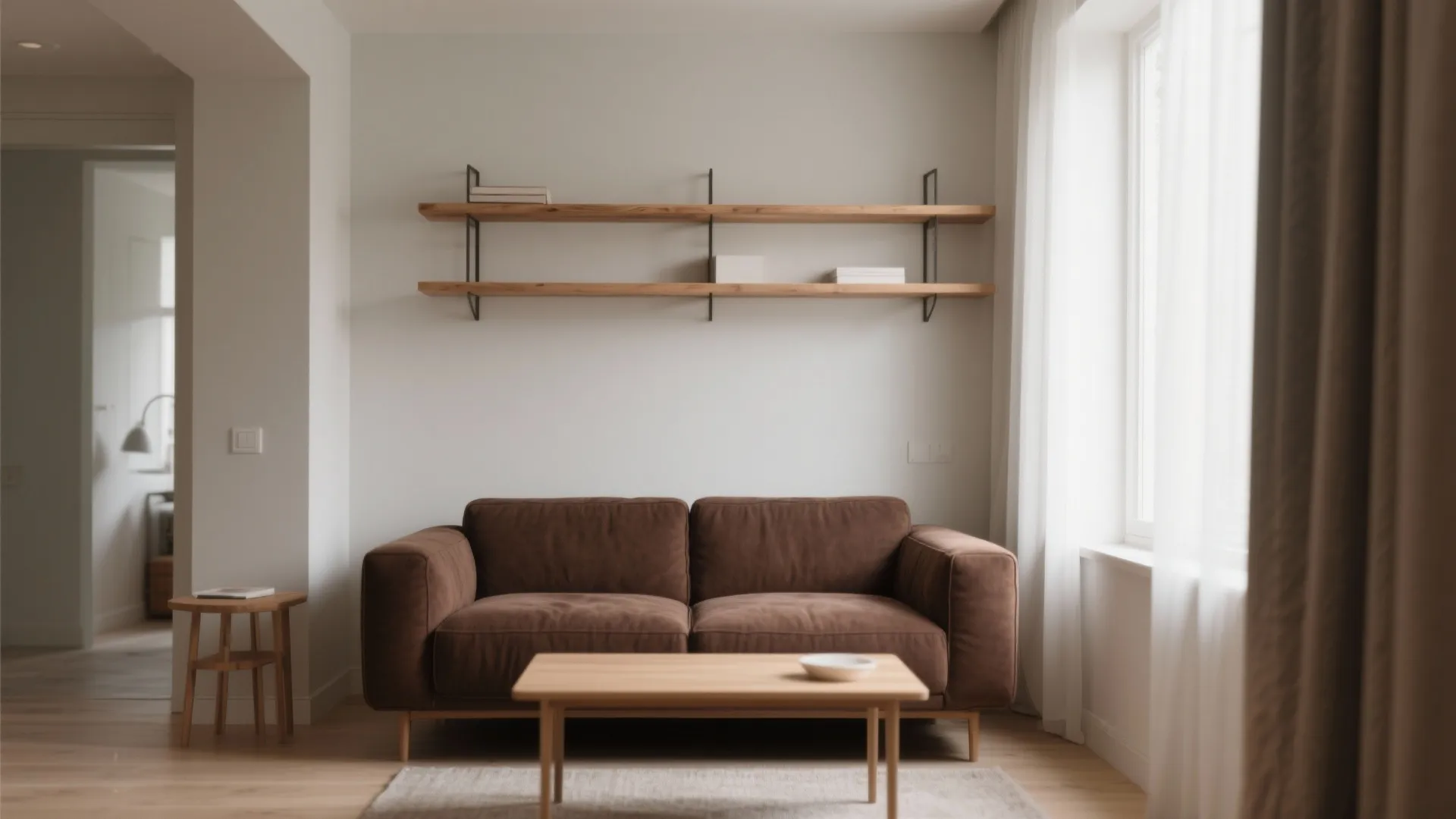 1. Minimalist Shelving for a Clean Look