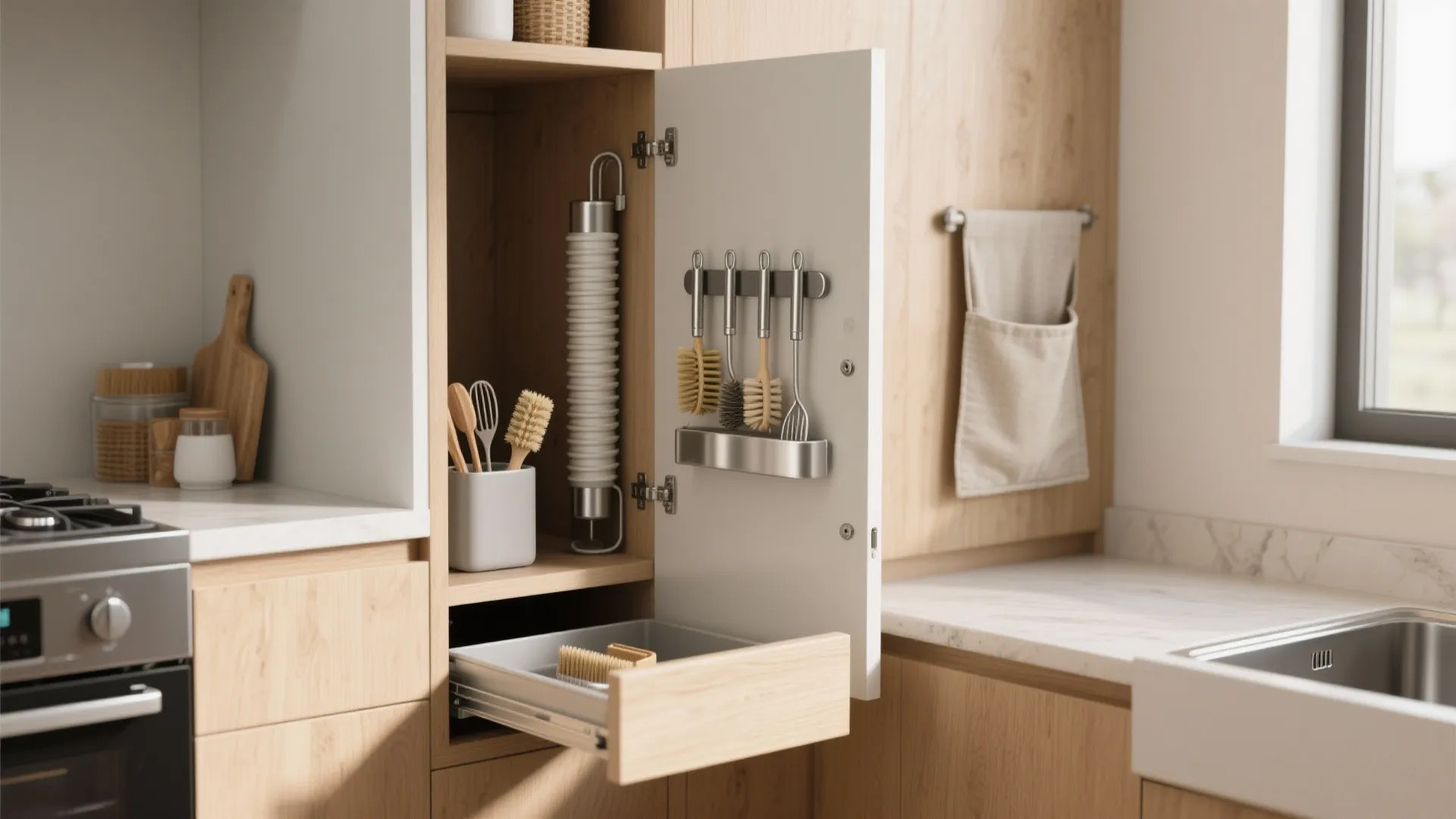 Cleaning Brush for Small Spaces: 5 Smart Ideas: Practical, budget-friendly solutions I use to store and use a cleaning brush in tiny nooks and tight kitchen corners