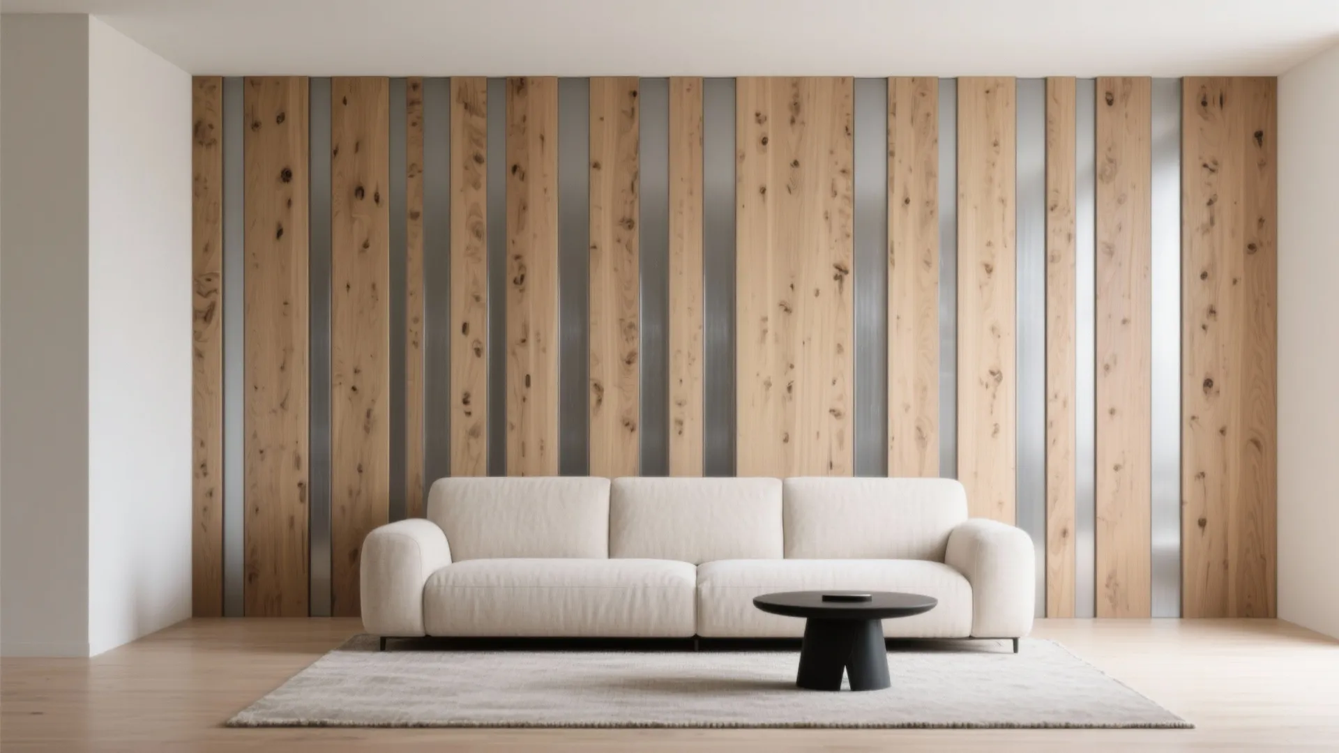 Brushed Aluminium Meets Warm Wood