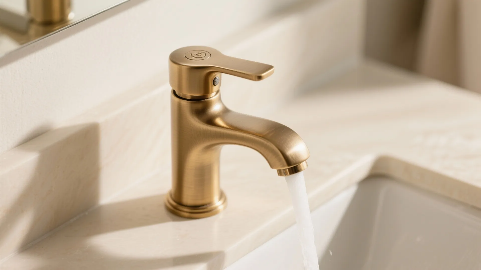 3. Use Warm Metallic Fixtures