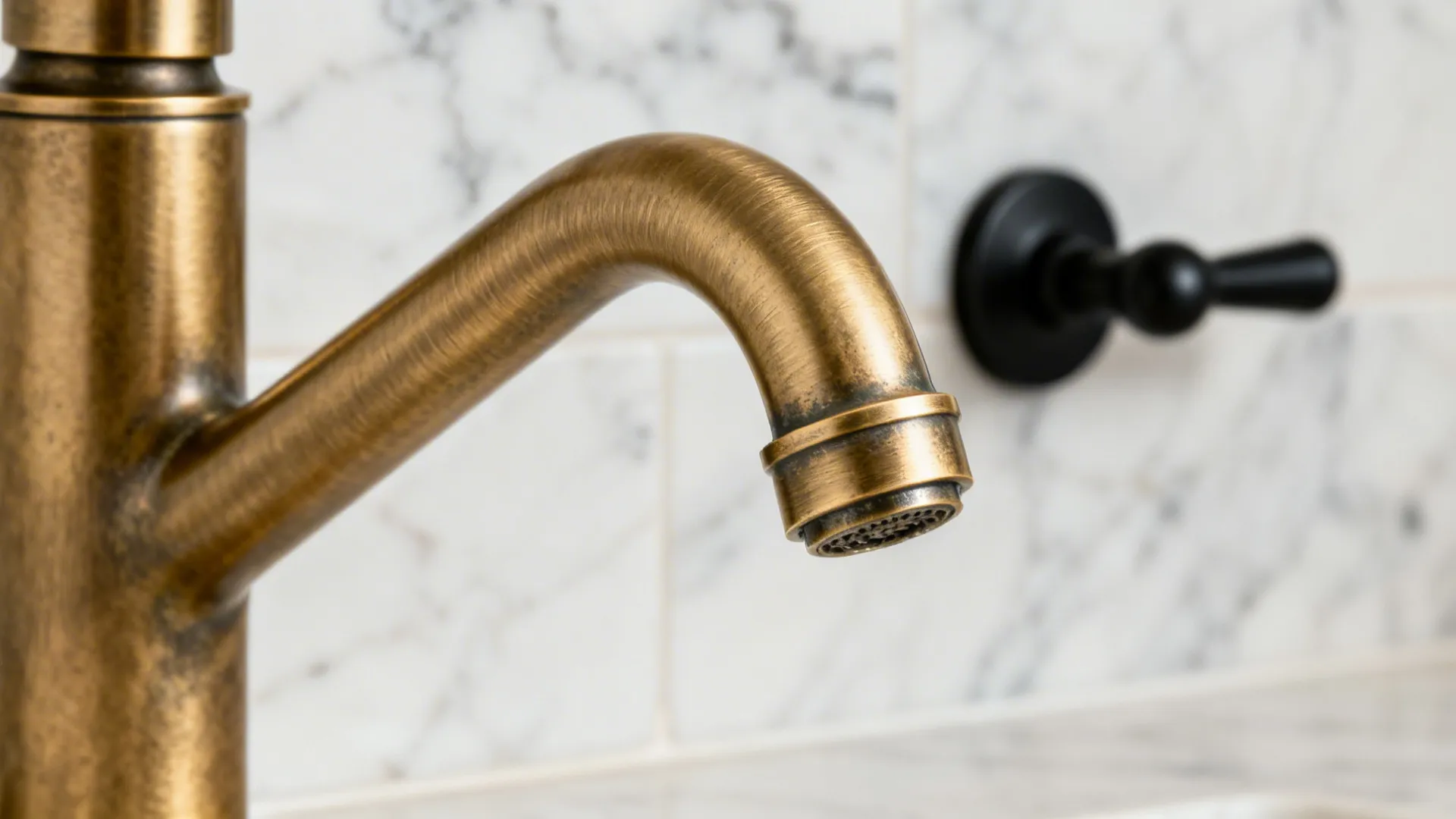 Matte black, brushed brass, and mixed-metal statements