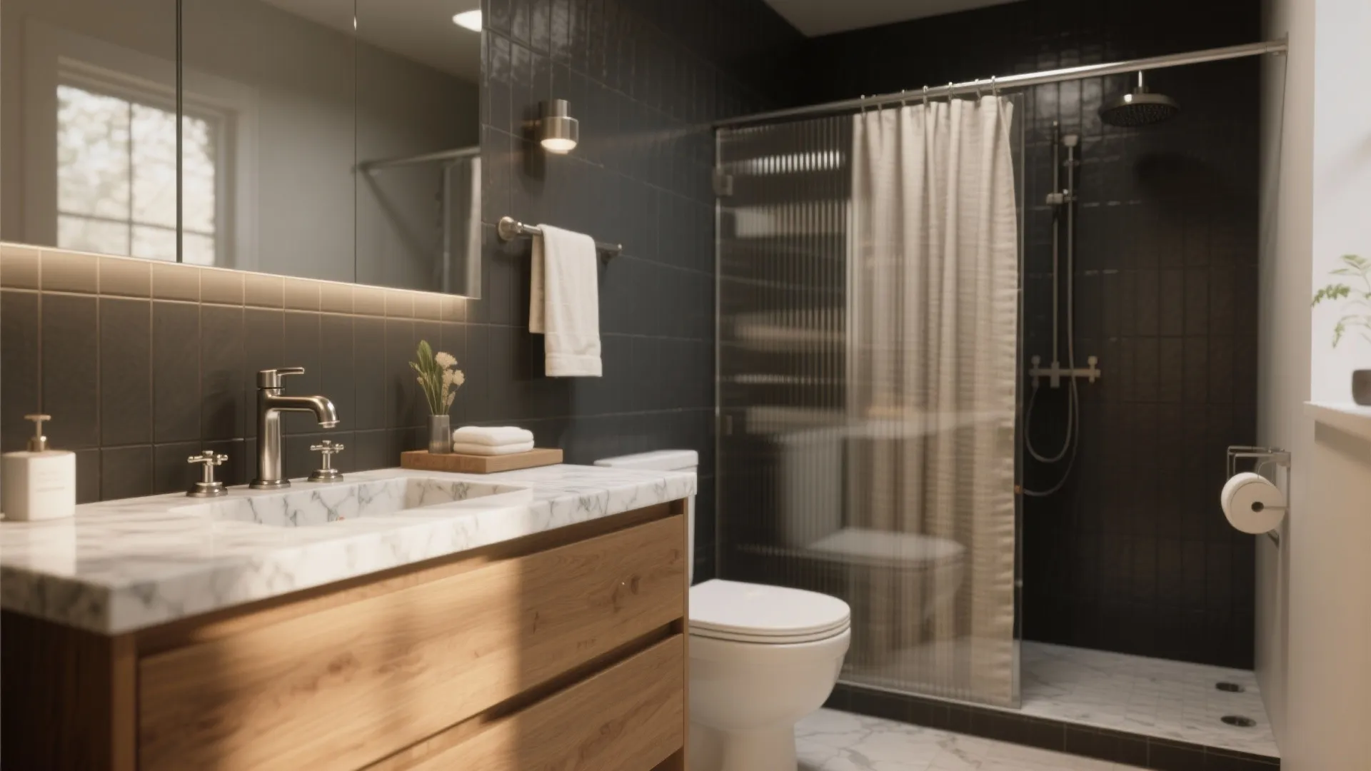 Brushed Nickel Bathroom Ideas: 5 Inspirations: Practical, stylish brushed nickel bathroom ideas for small and full bathrooms — real tips from a designer