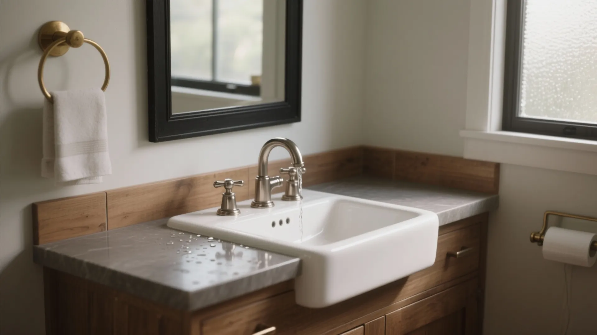 Brushed Nickel Bathroom Faucet Ideas — 5 Ways: Small bathroom, big style: 5 practical design inspirations for a 3-hole brushed nickel faucet setup