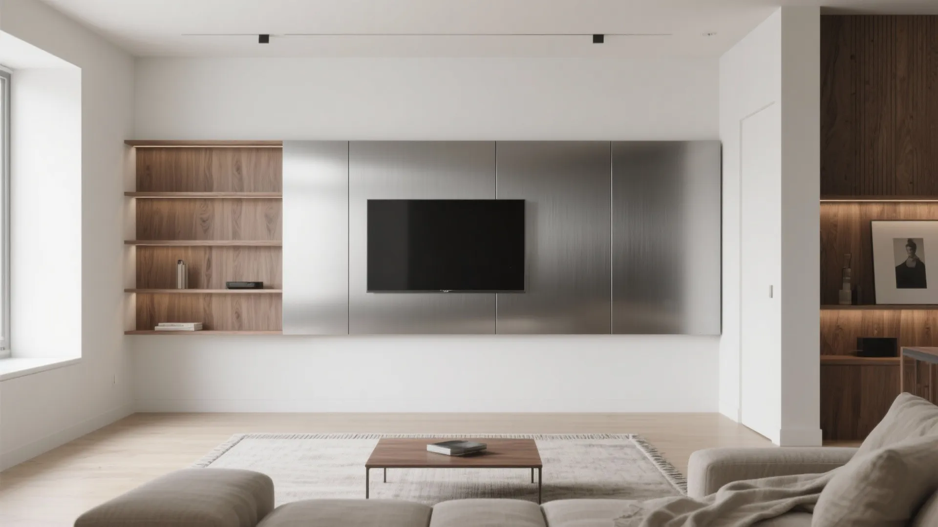 Brushed Steel Minimalism