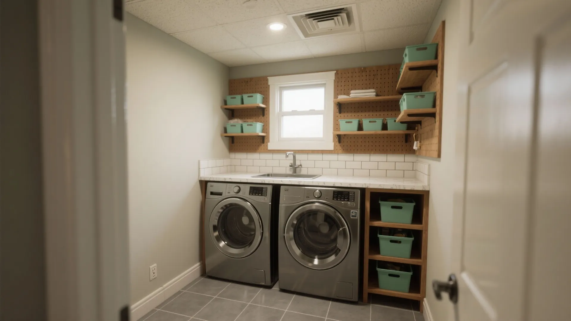 Basement Laundry Design Ideas: 5 Small-Space Solutions: Creative, practical basement laundry layouts that make tiny spaces work harder
