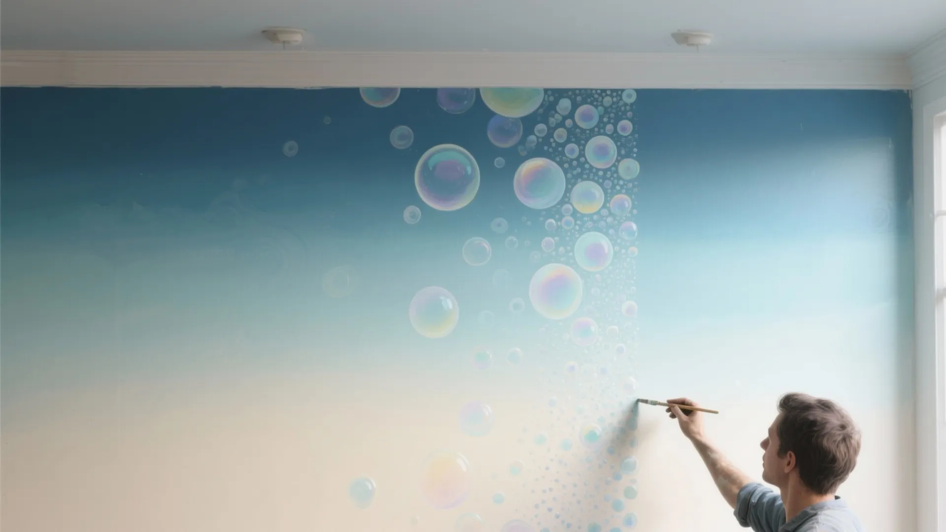 2. Ombre Bubble Gradient for Height