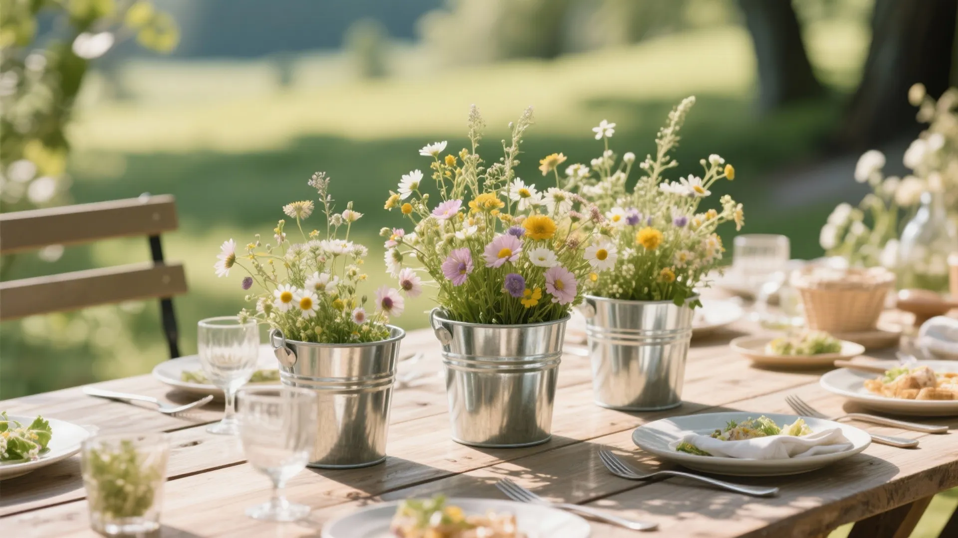 4. Rustic Dining Table Centerpiece