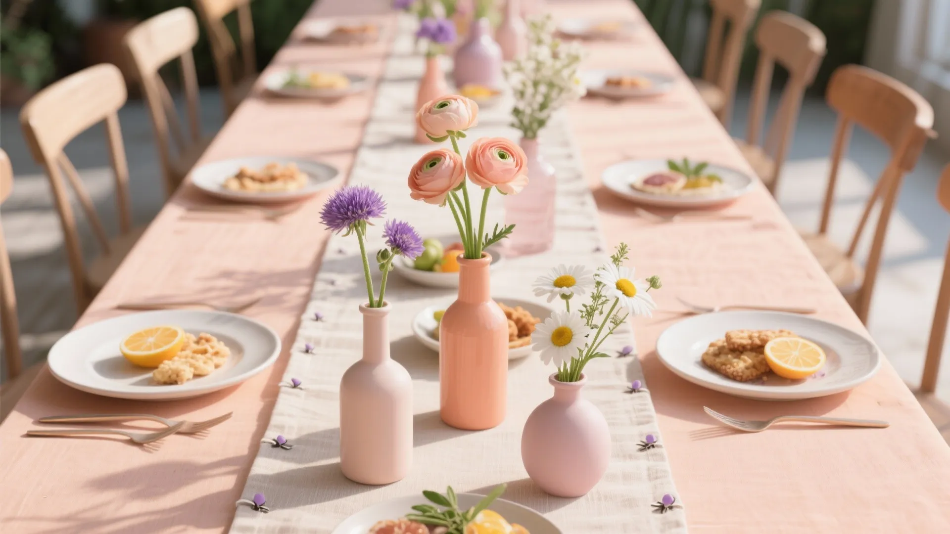 Mix-and-Match Bud Vase Tablescape