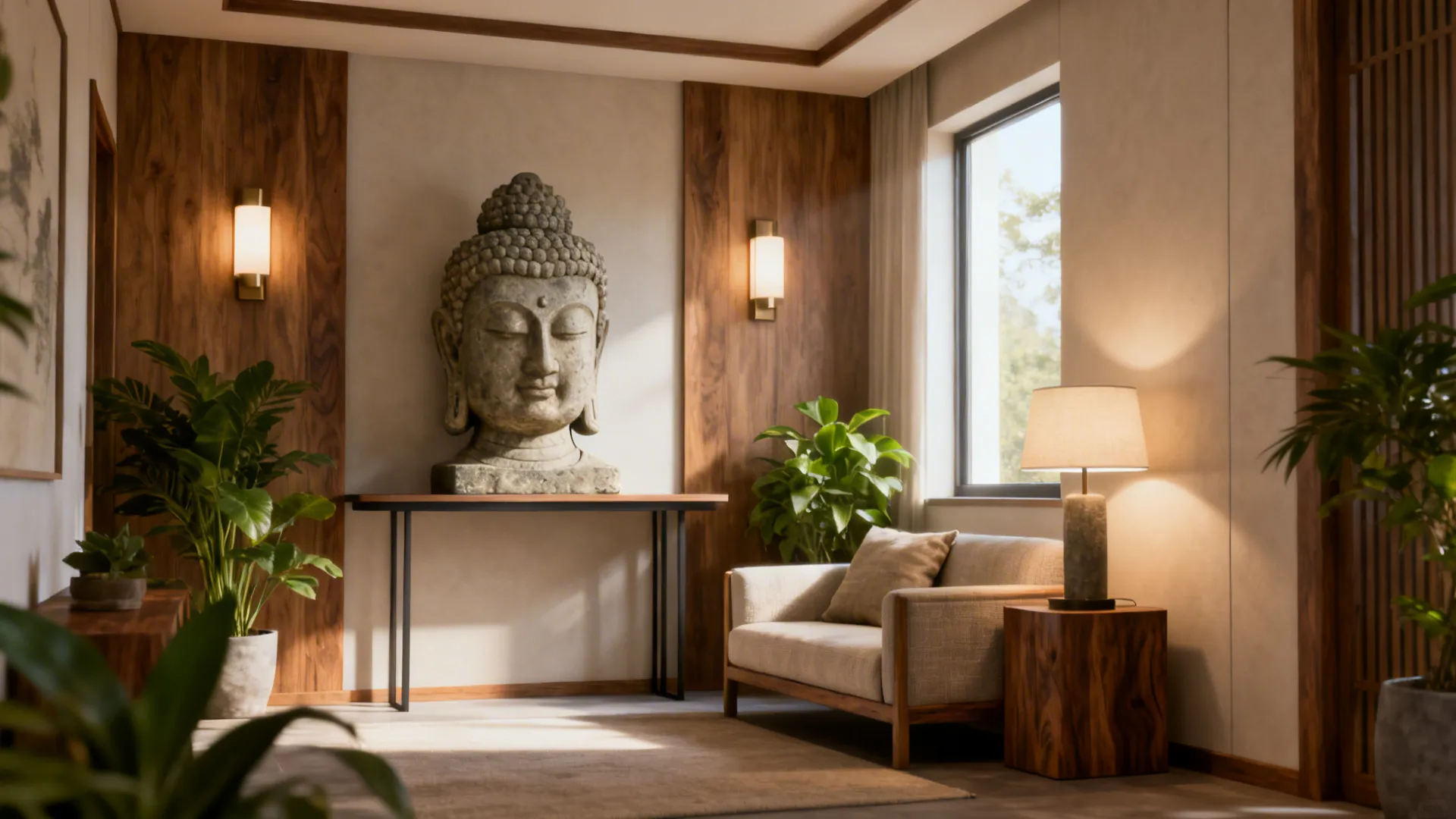 5 Living Room Buddha Statue Ideas
