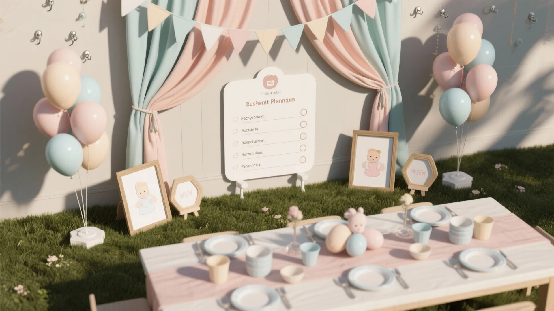Budgeting the Baby Shower Decoration Set