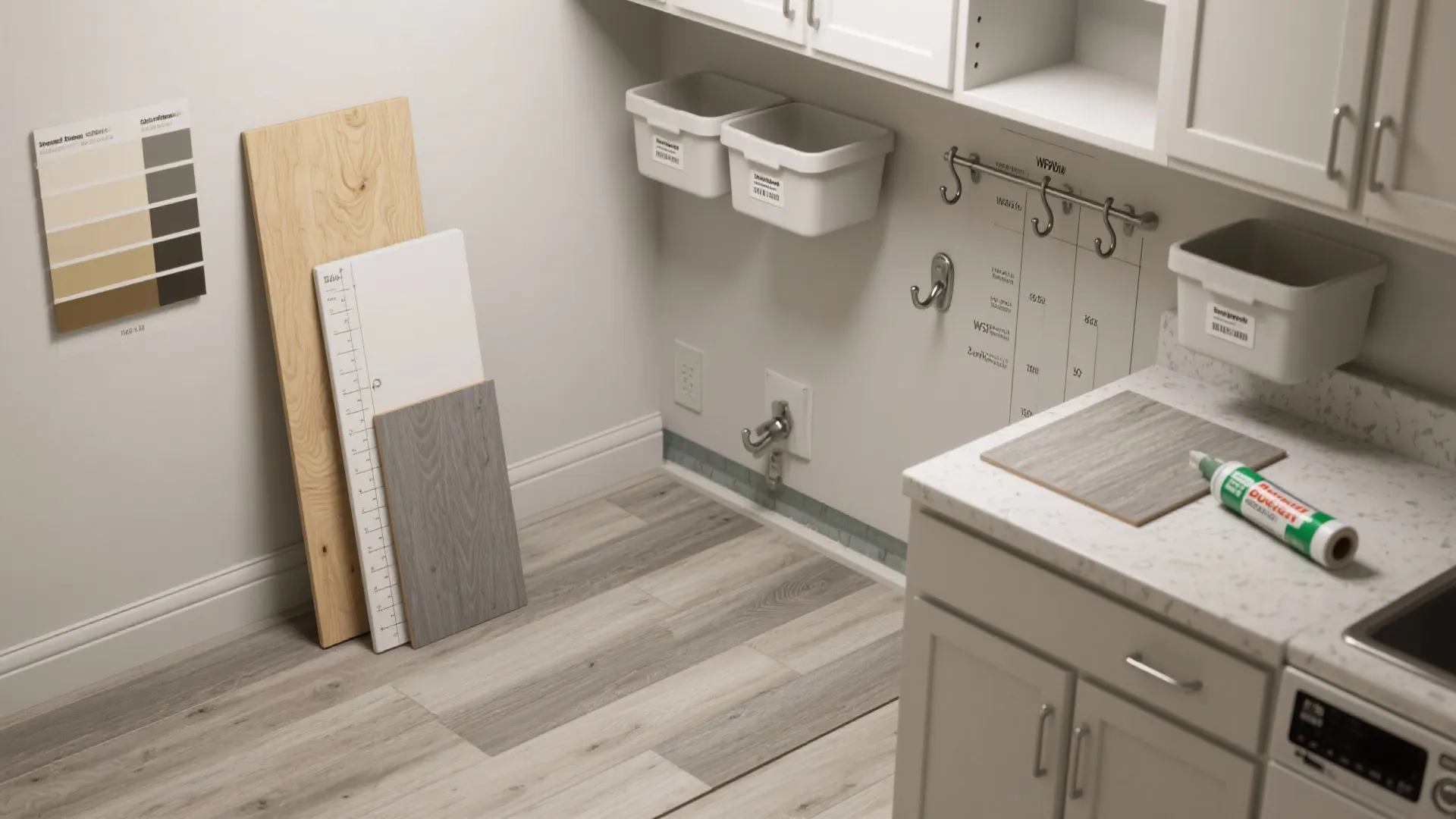 5. Budget-friendly finishes and DIY shelving