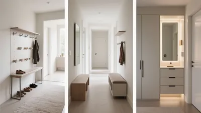 Modern Entryway Design with Smart Storage Solutions