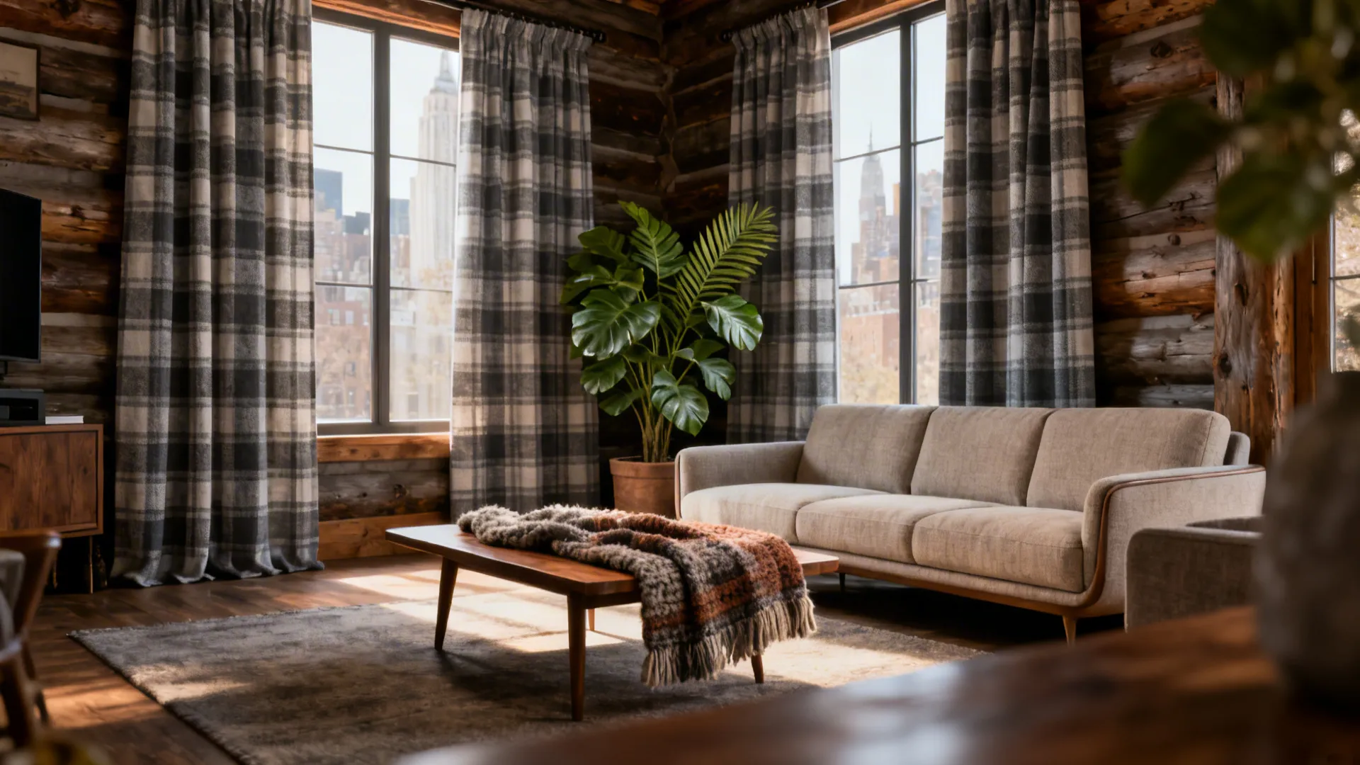 5 Buffalo Plaid Curtain Ideas for Living Rooms