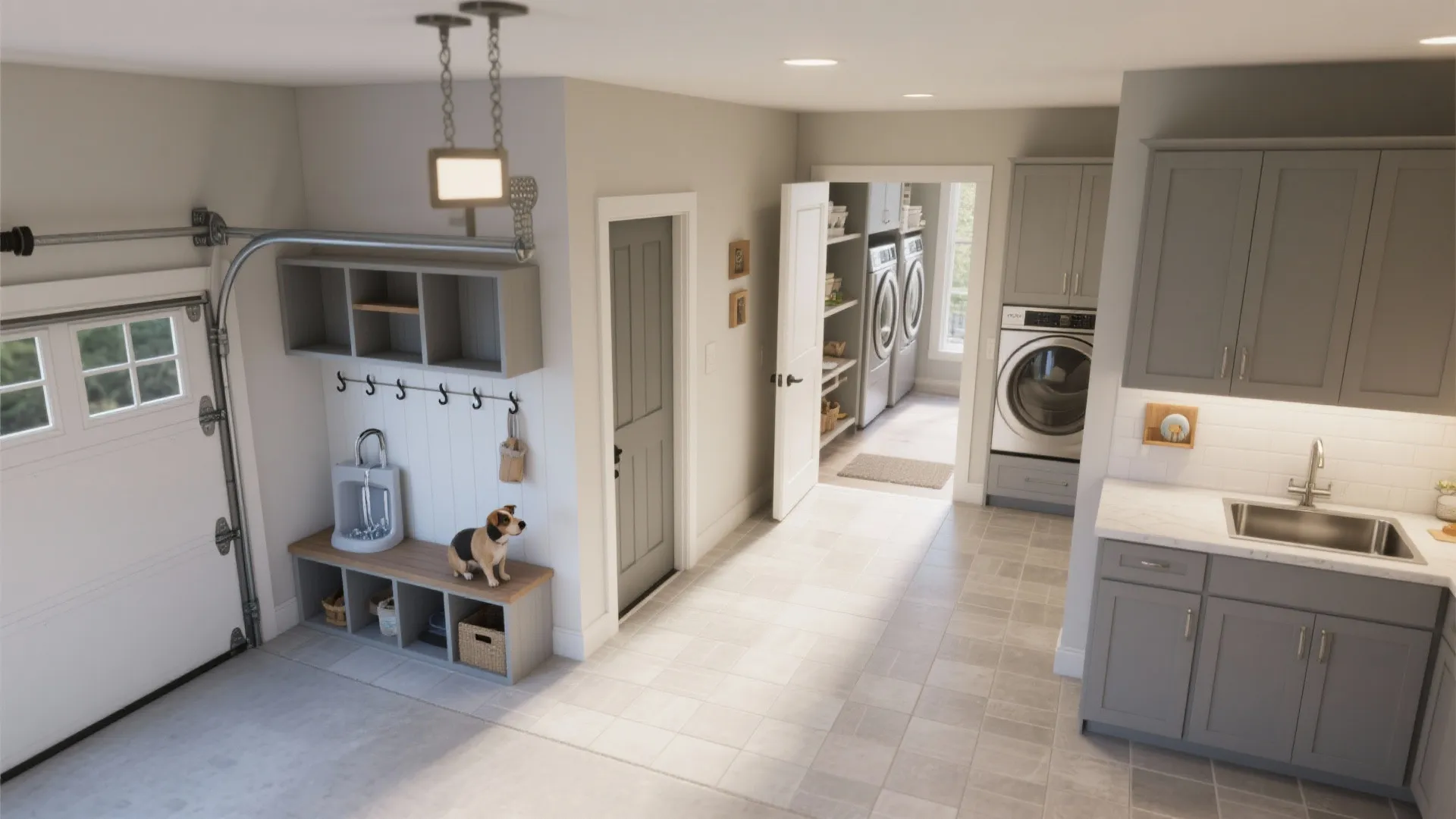 5) Garage → Mudroom → Laundry: The Quiet Buffer That Keeps Life Tidy