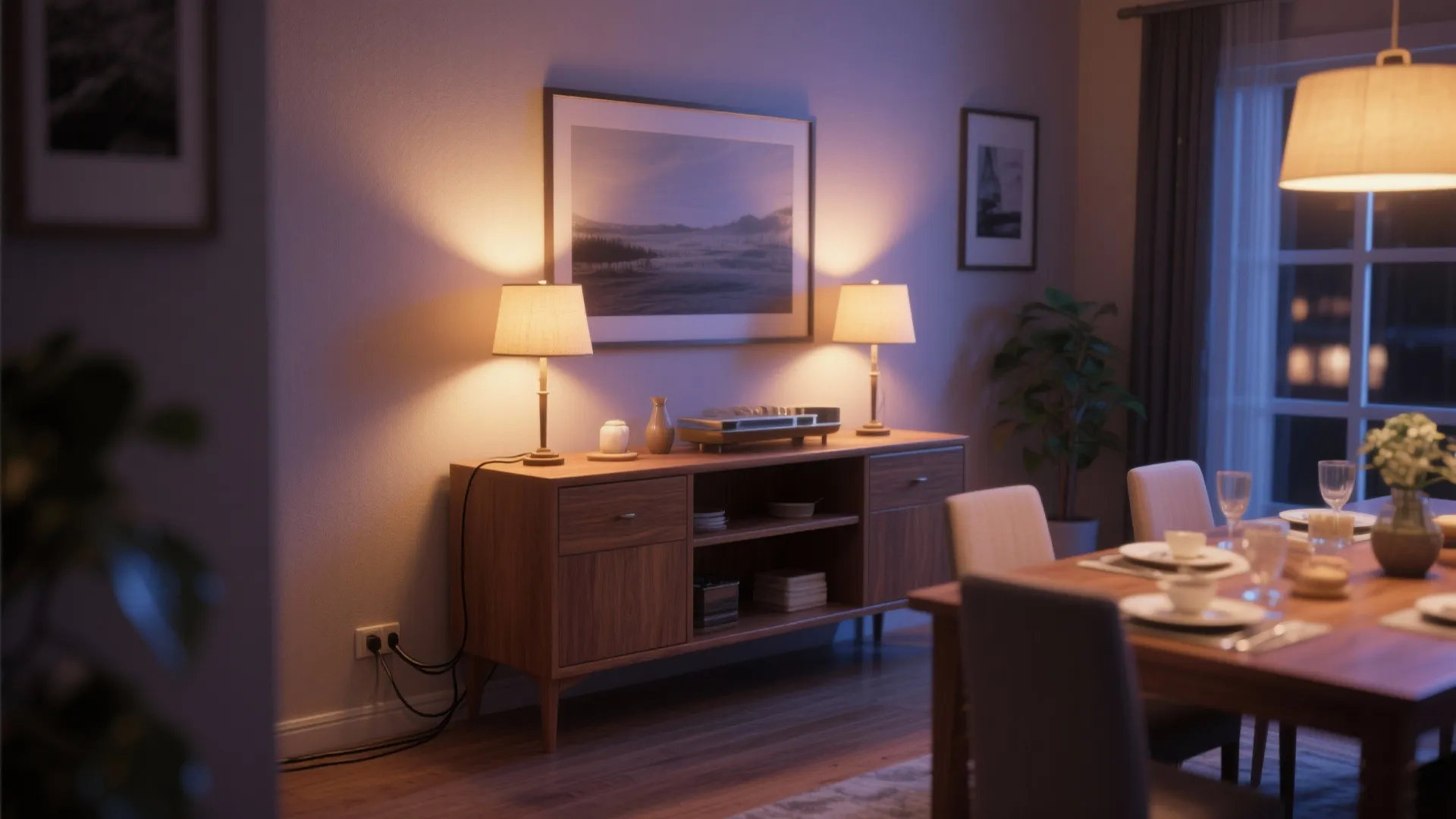 3. Ambient Lighting with Lamps