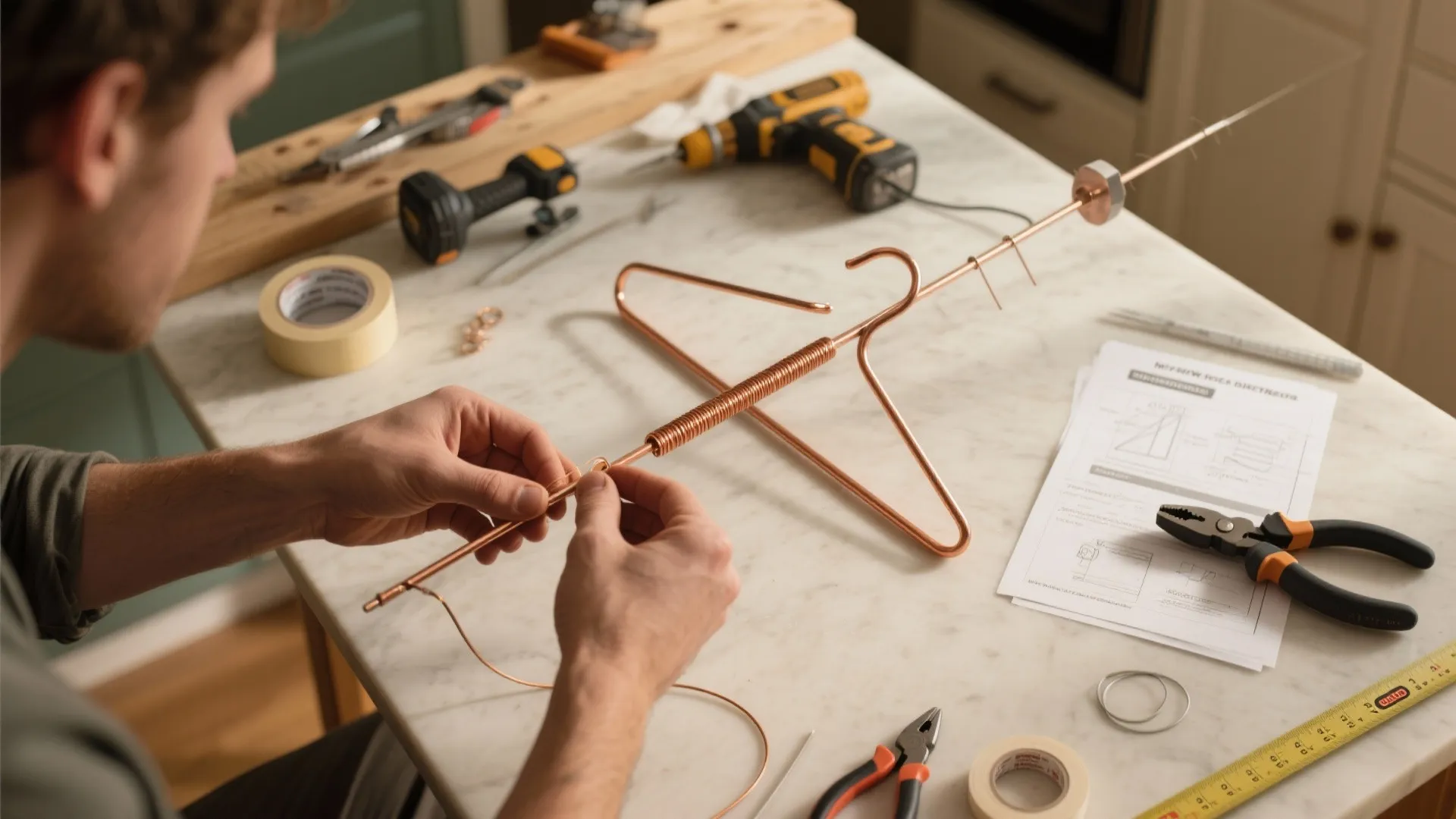 2. DIY directional antenna from household parts