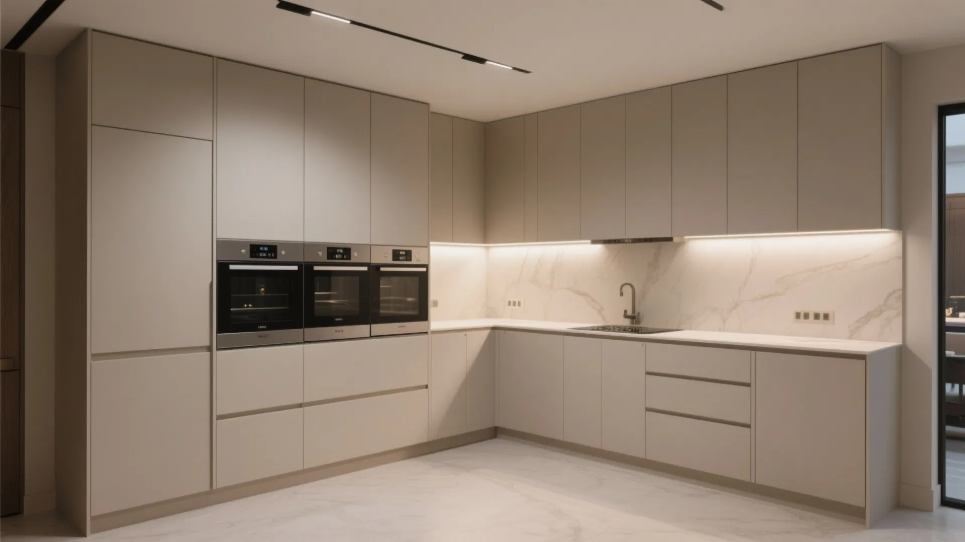 4. Built-in Appliances for a Seamless Look