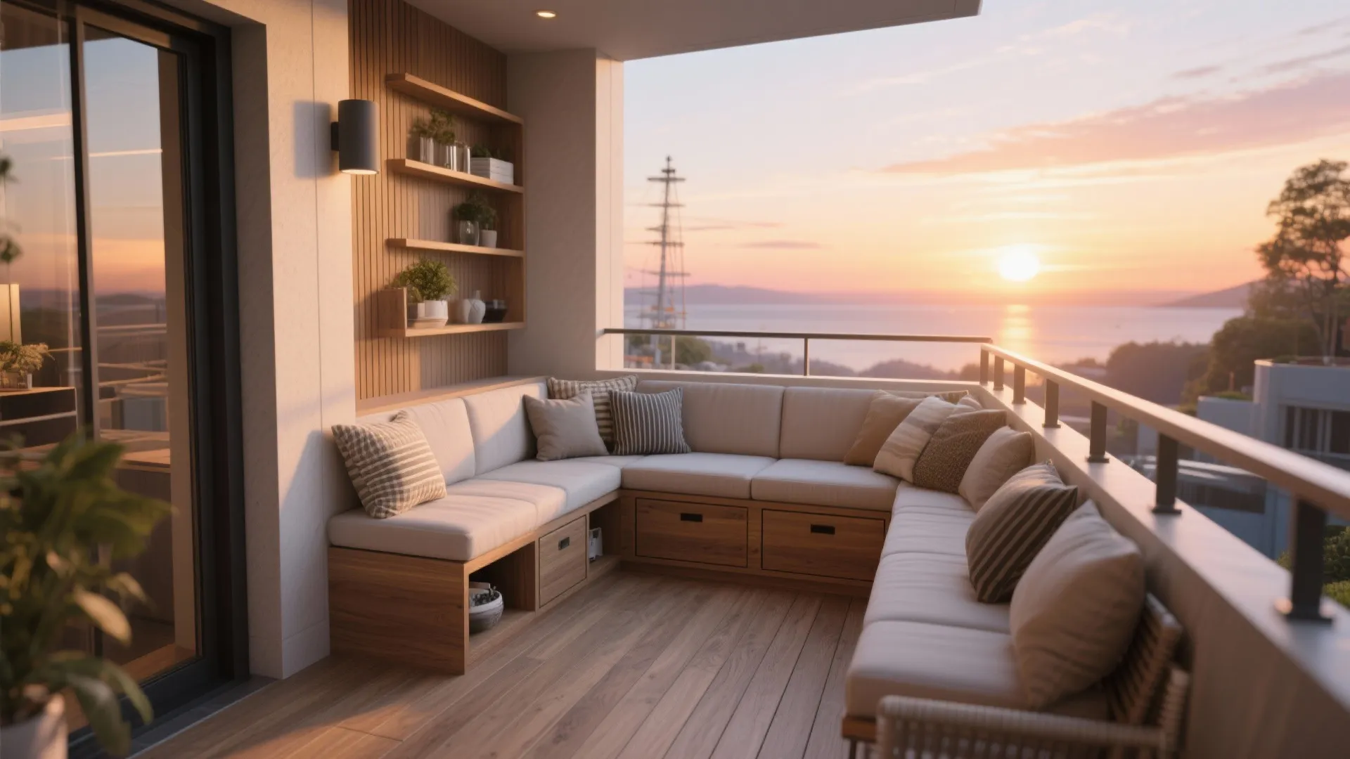 Built-in Seating with Storage