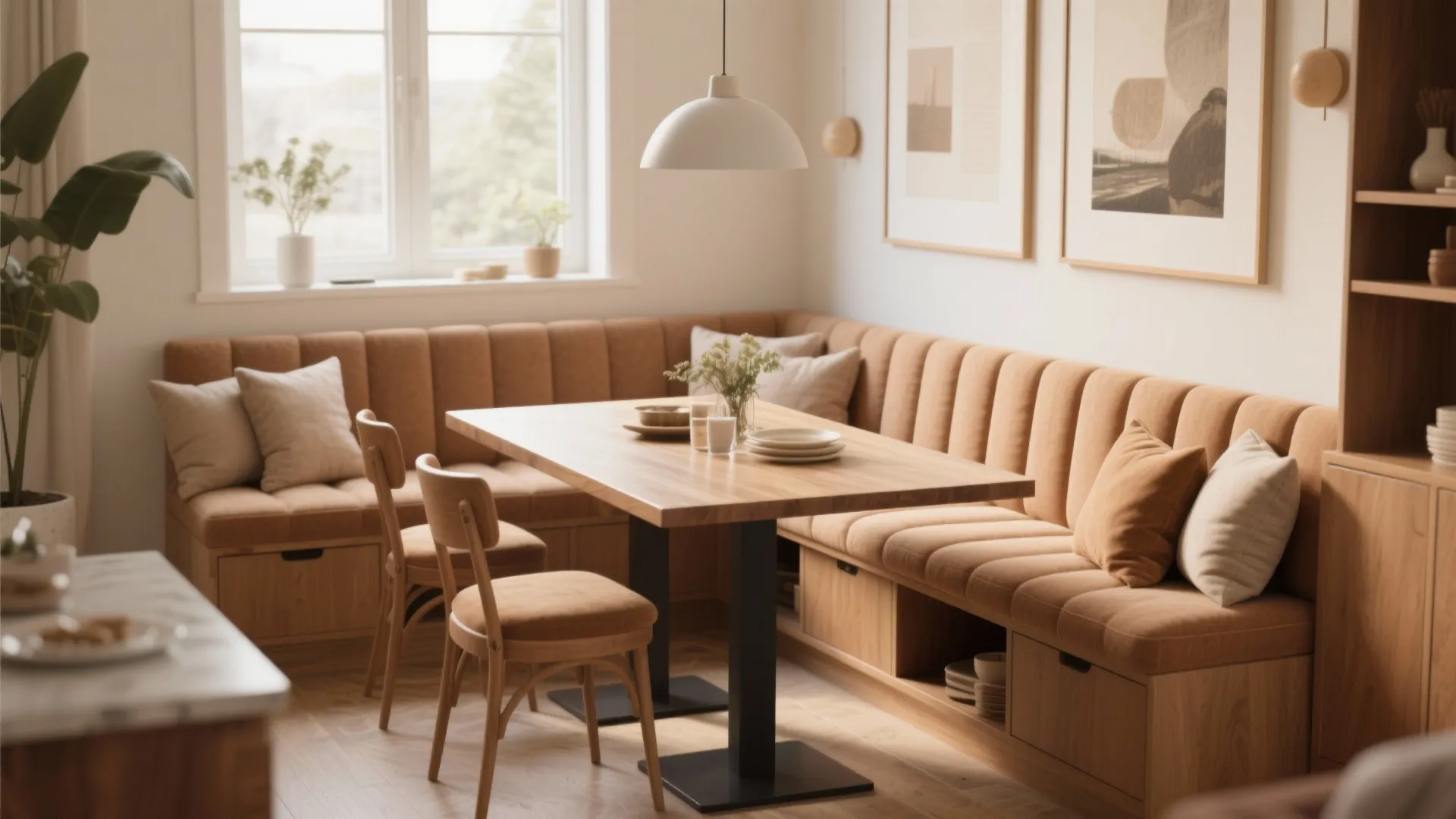 9. Built-in Banquette Seating