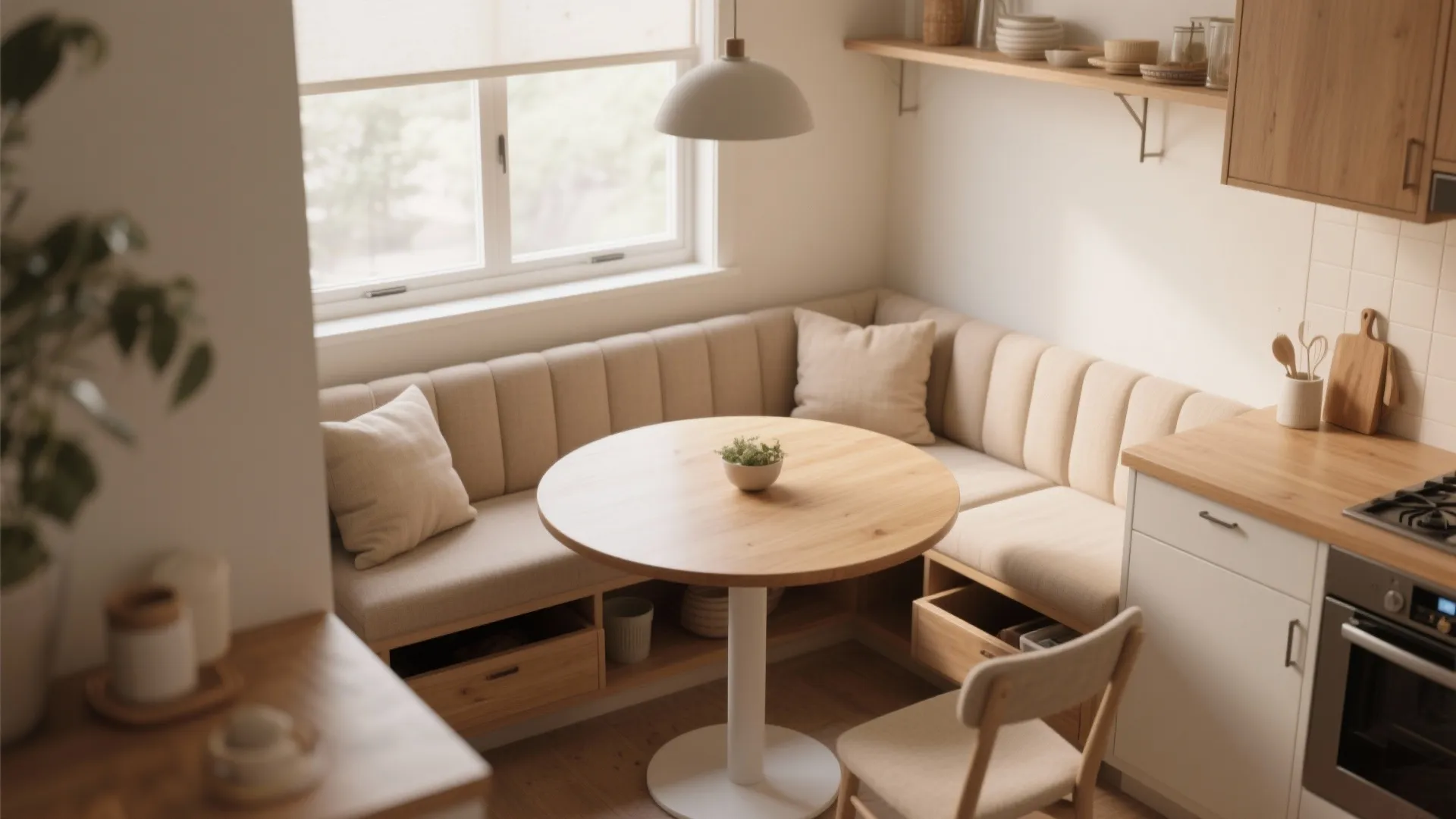 1. Built-in Banquette Seating