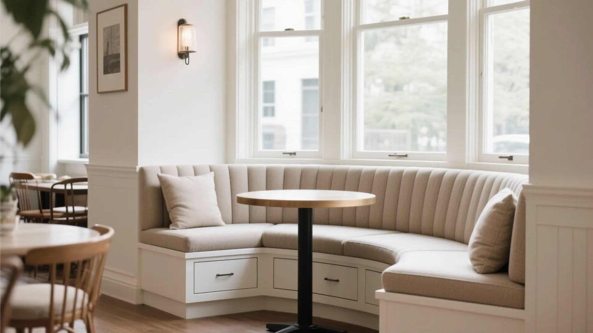 1. Built-in Banquette Seating