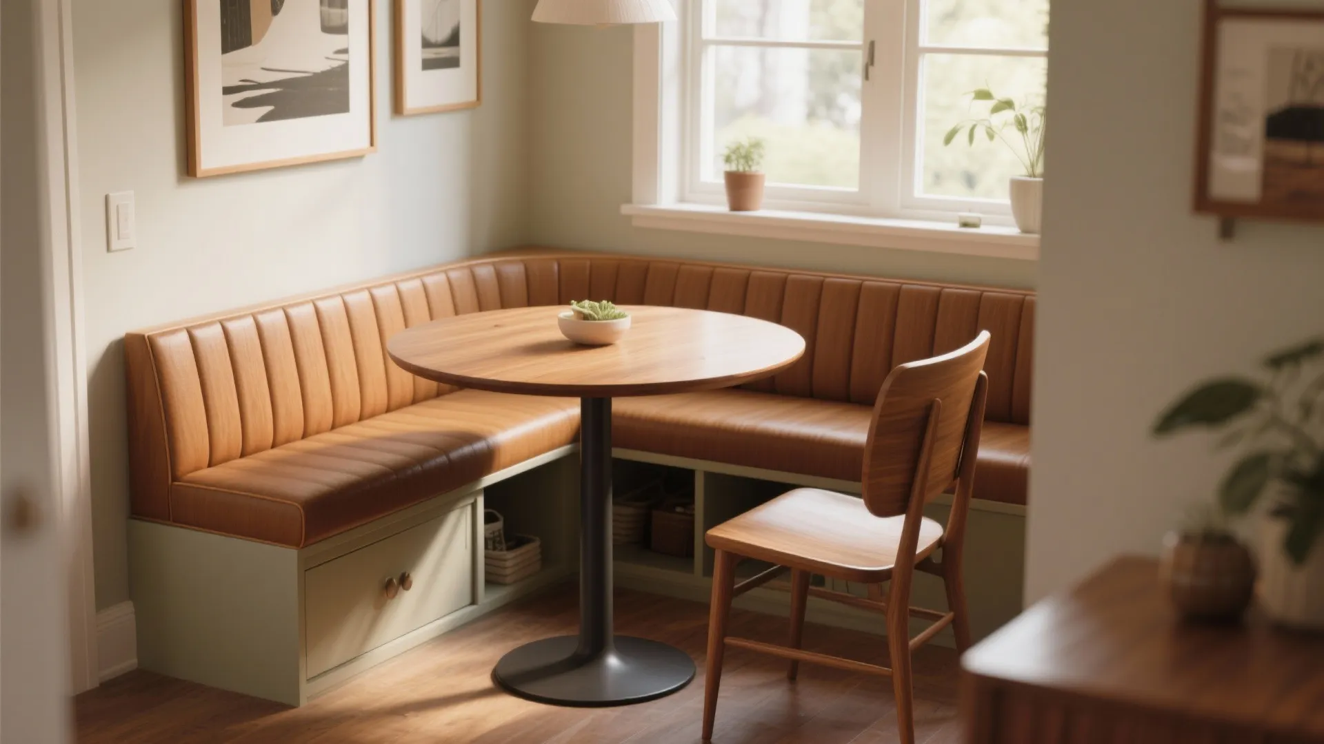 8. Built-In Banquette Seating