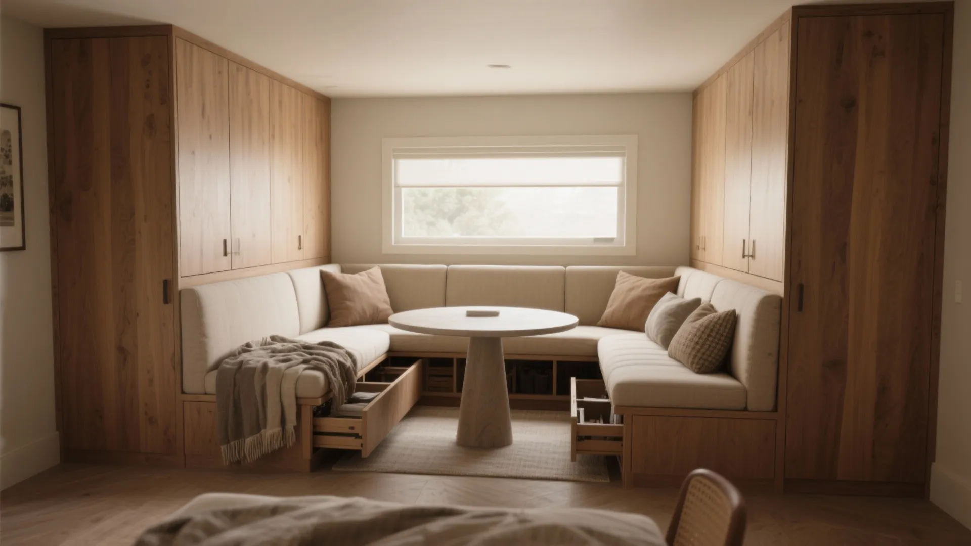 5. Built-in Banquette with Storage