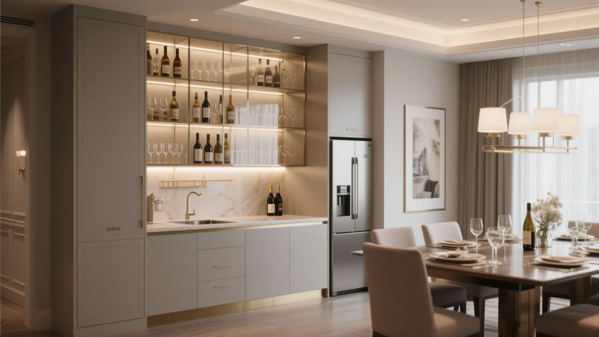 5. Built-in Bar Area