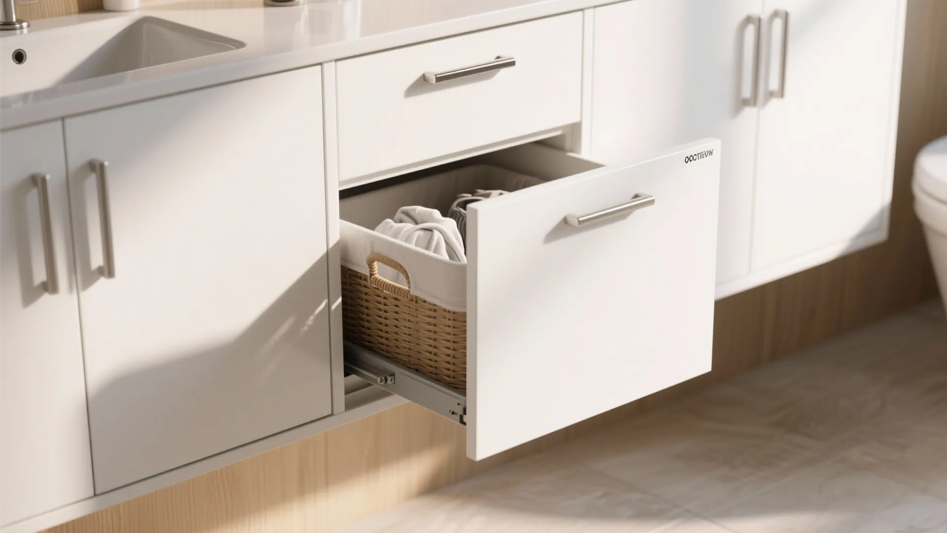 1. Built-in Cabinet Basket