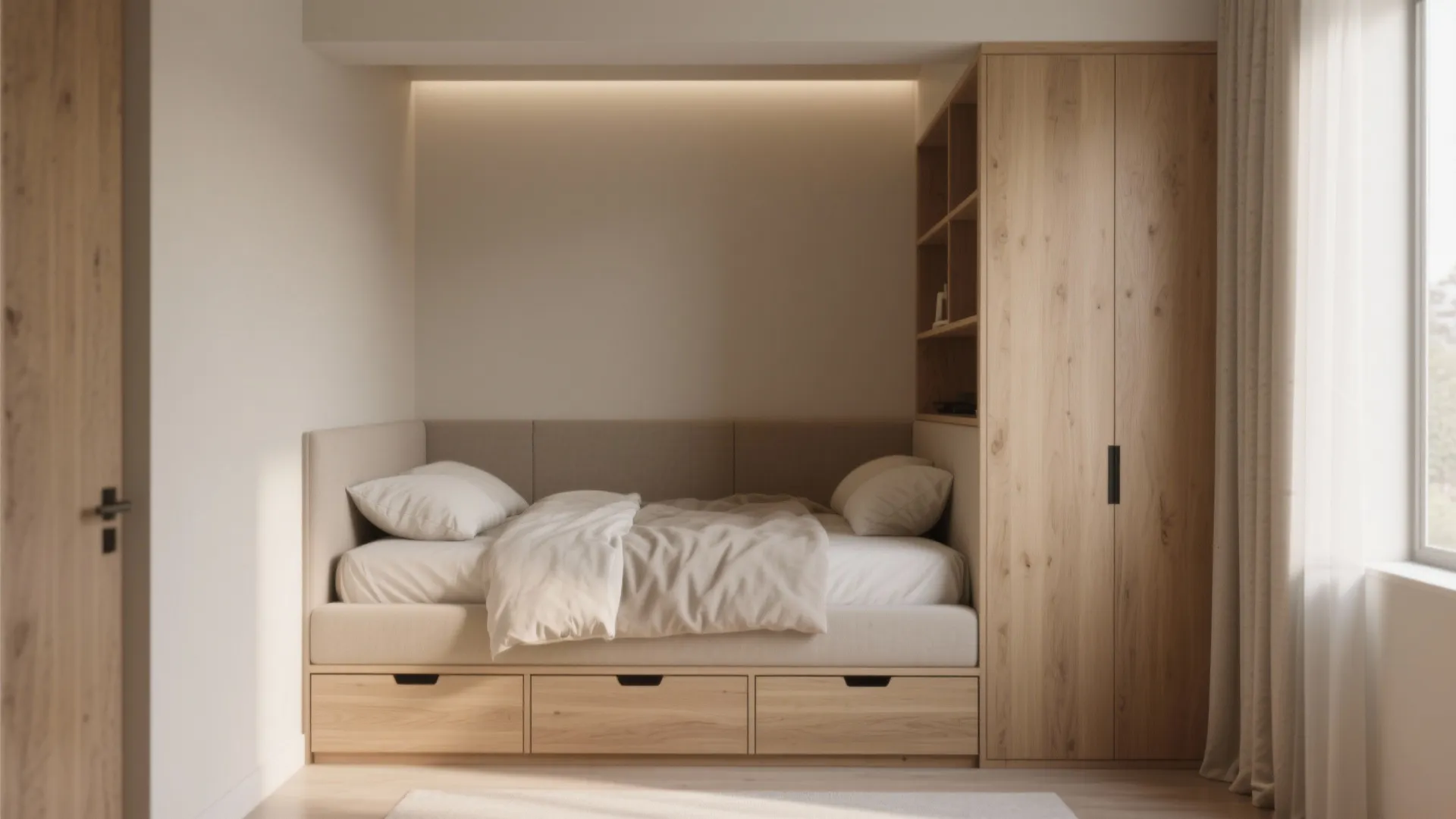 1. Built-In Bed Niche