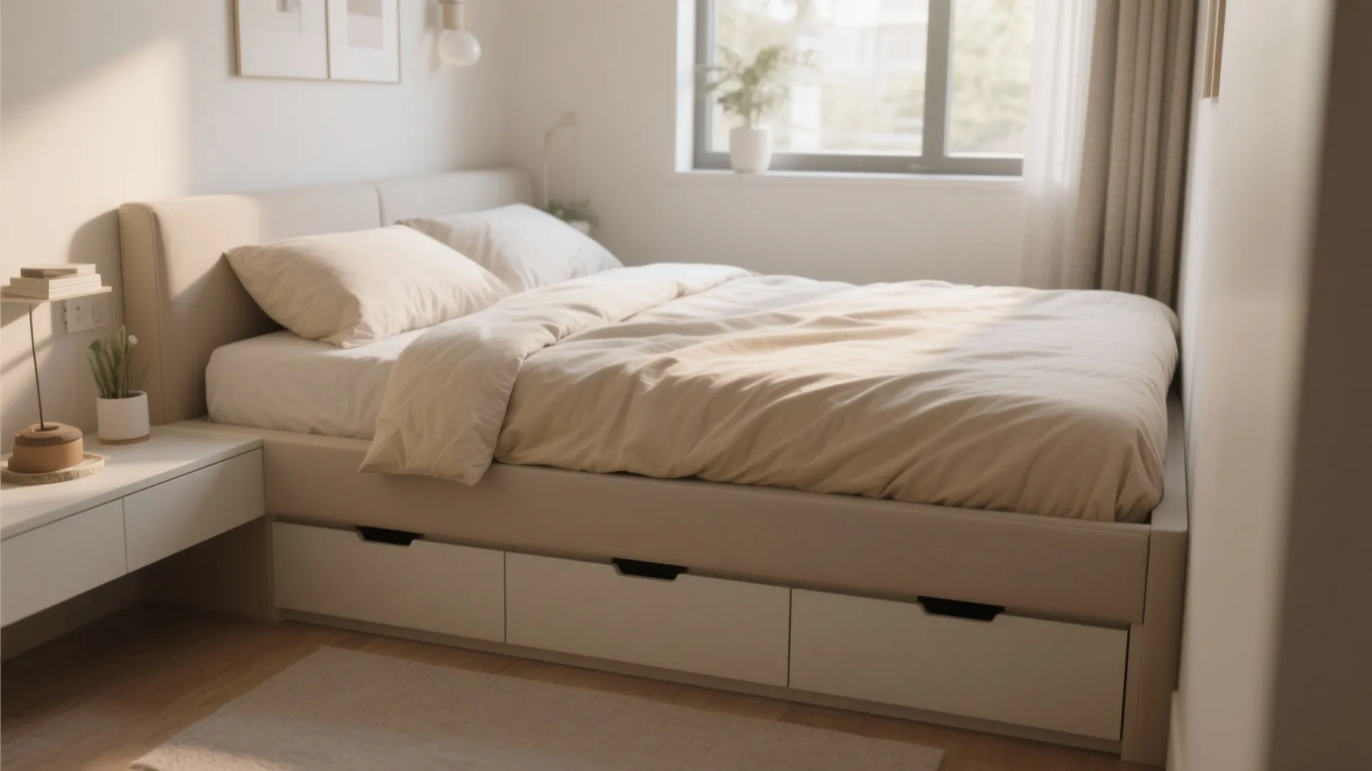 1. Built-in Storage Bed
