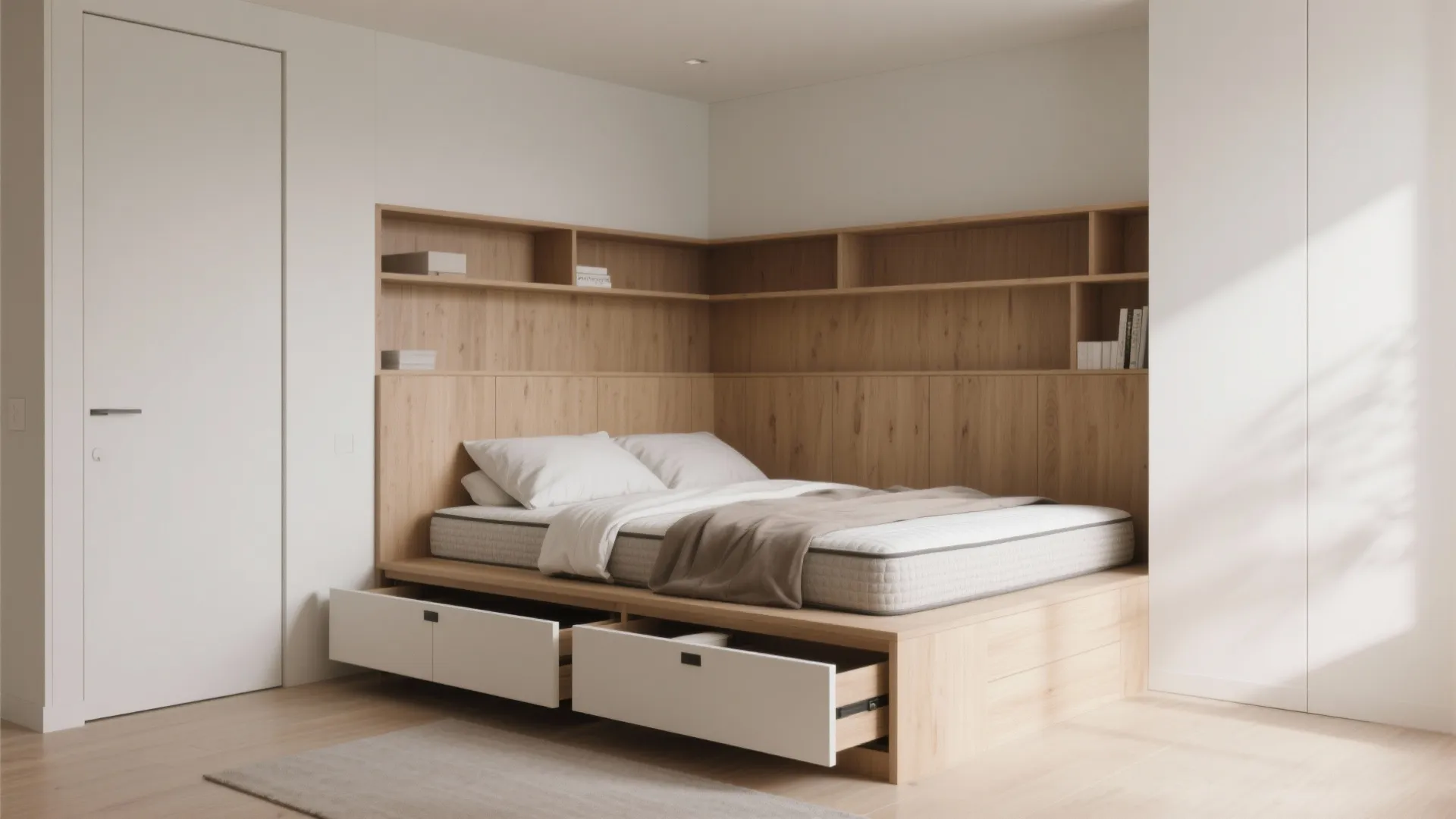 1. Built-in Bed with Storage