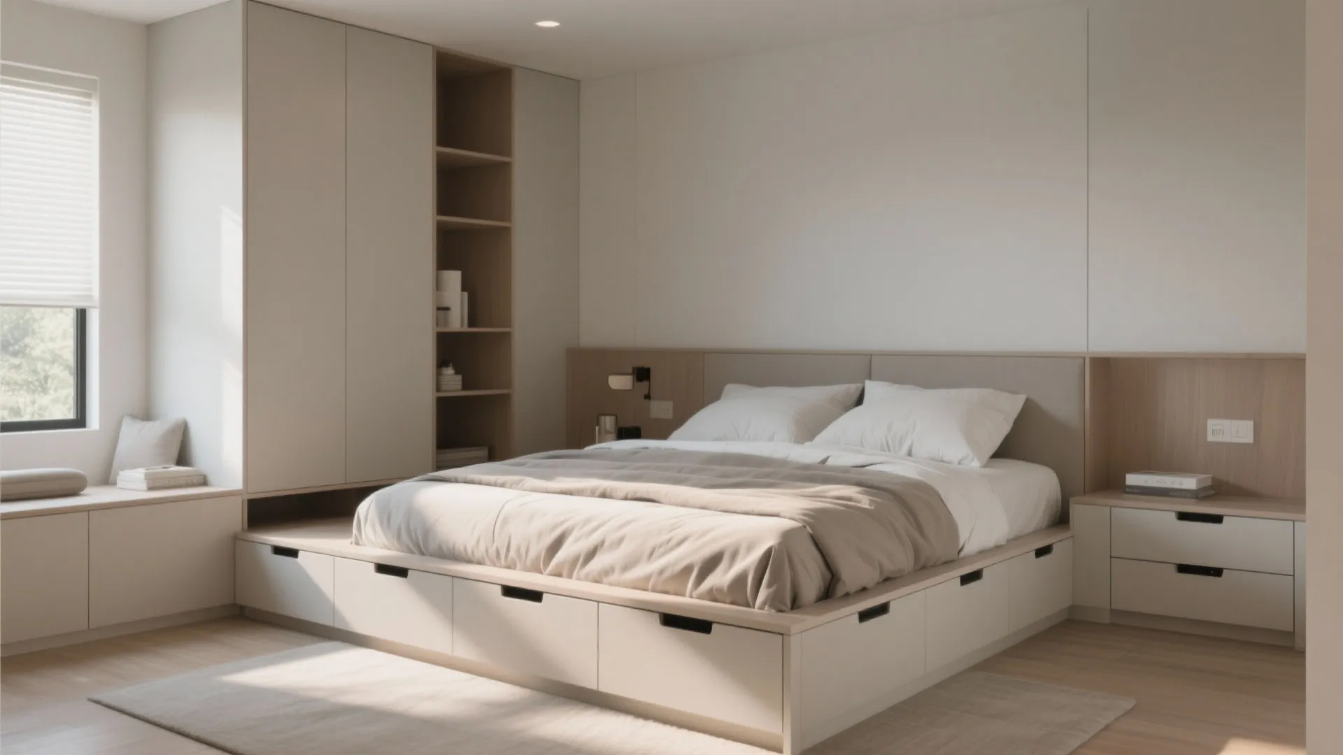 3. Built-In Bed Frames