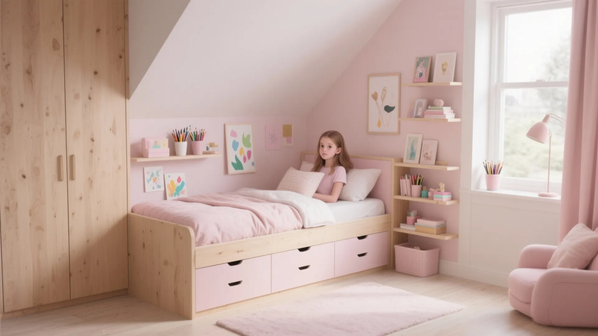 1. Built-in Storage Under the Bed