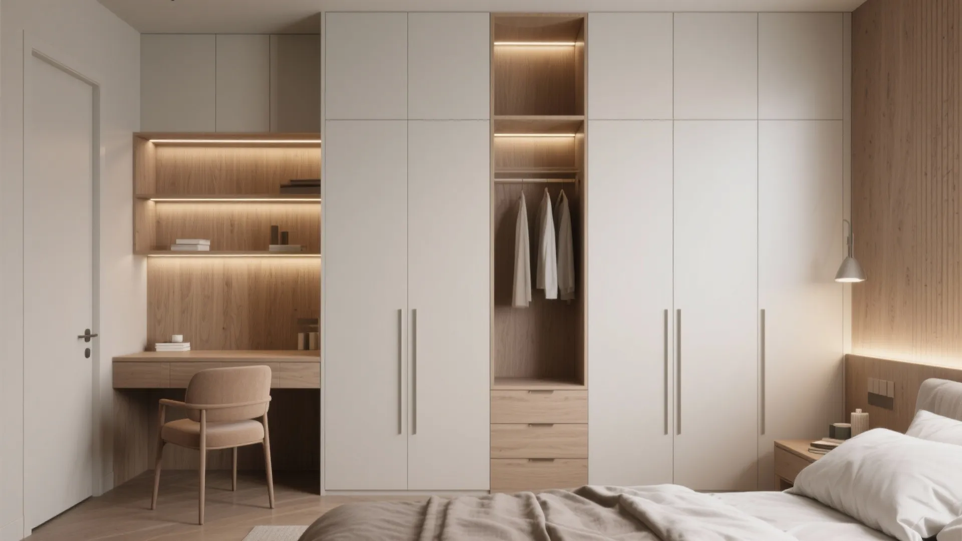 3. Smart built-ins for bedrooms
