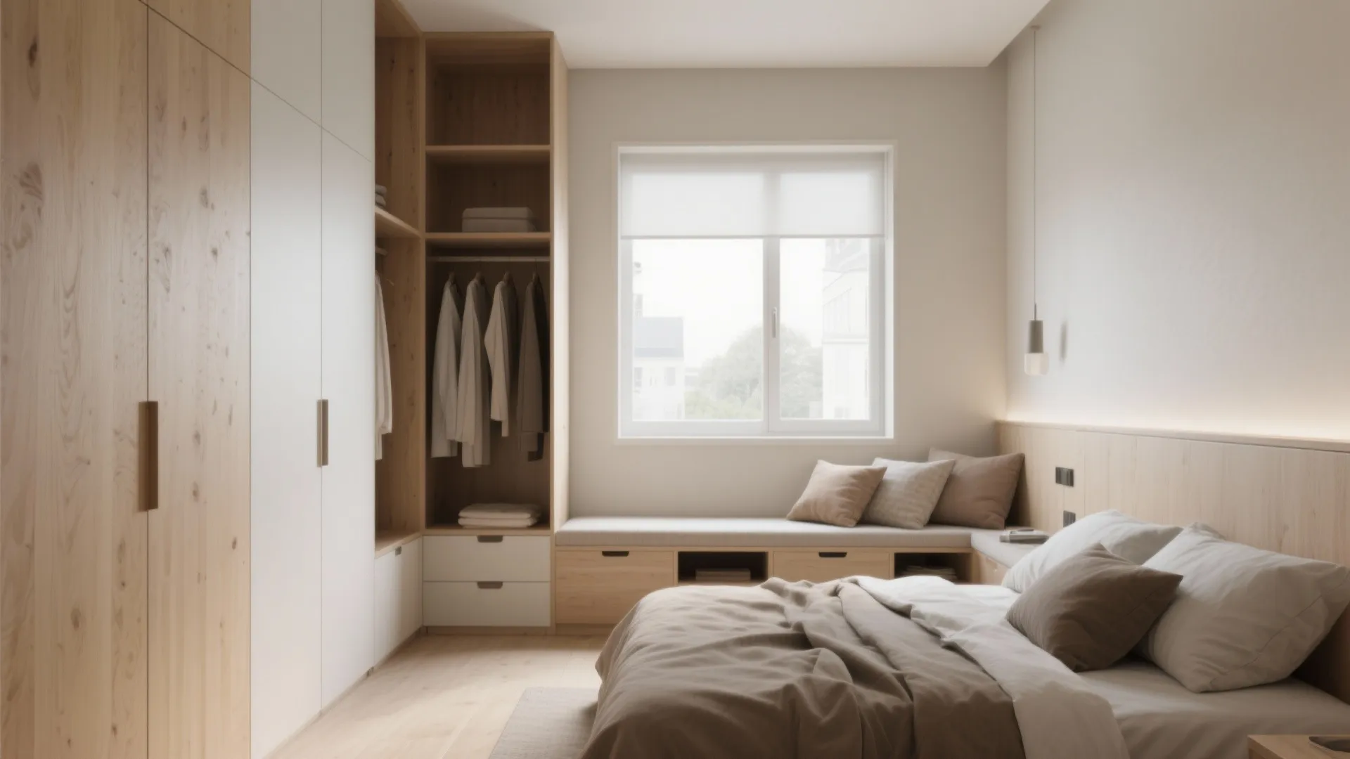 3. Built-ins that save floor space