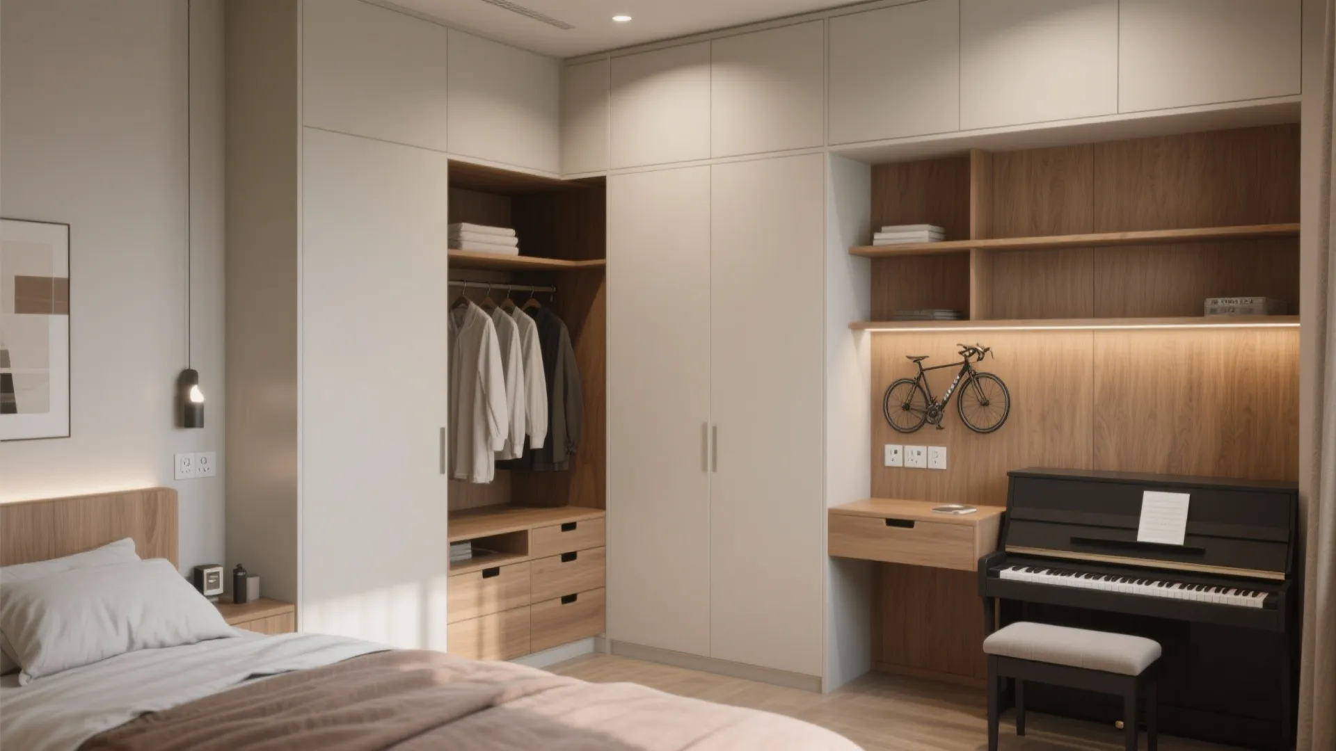 3. Choose built-ins for the second bedroom