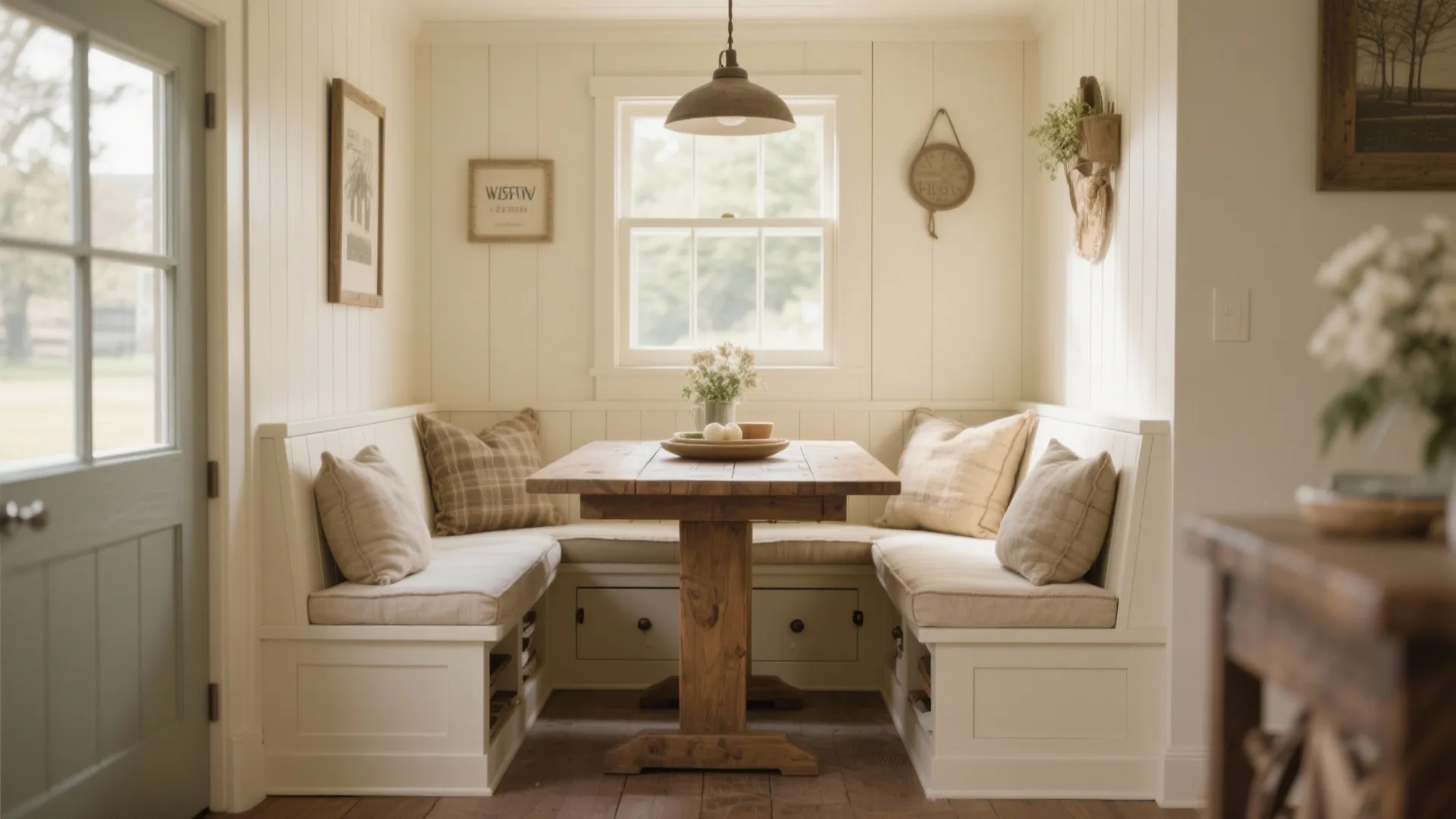 4. Built-in Bench Seating