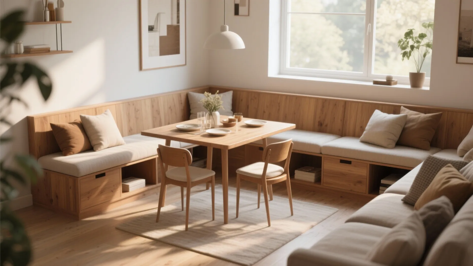 8. Built-In Bench Seating