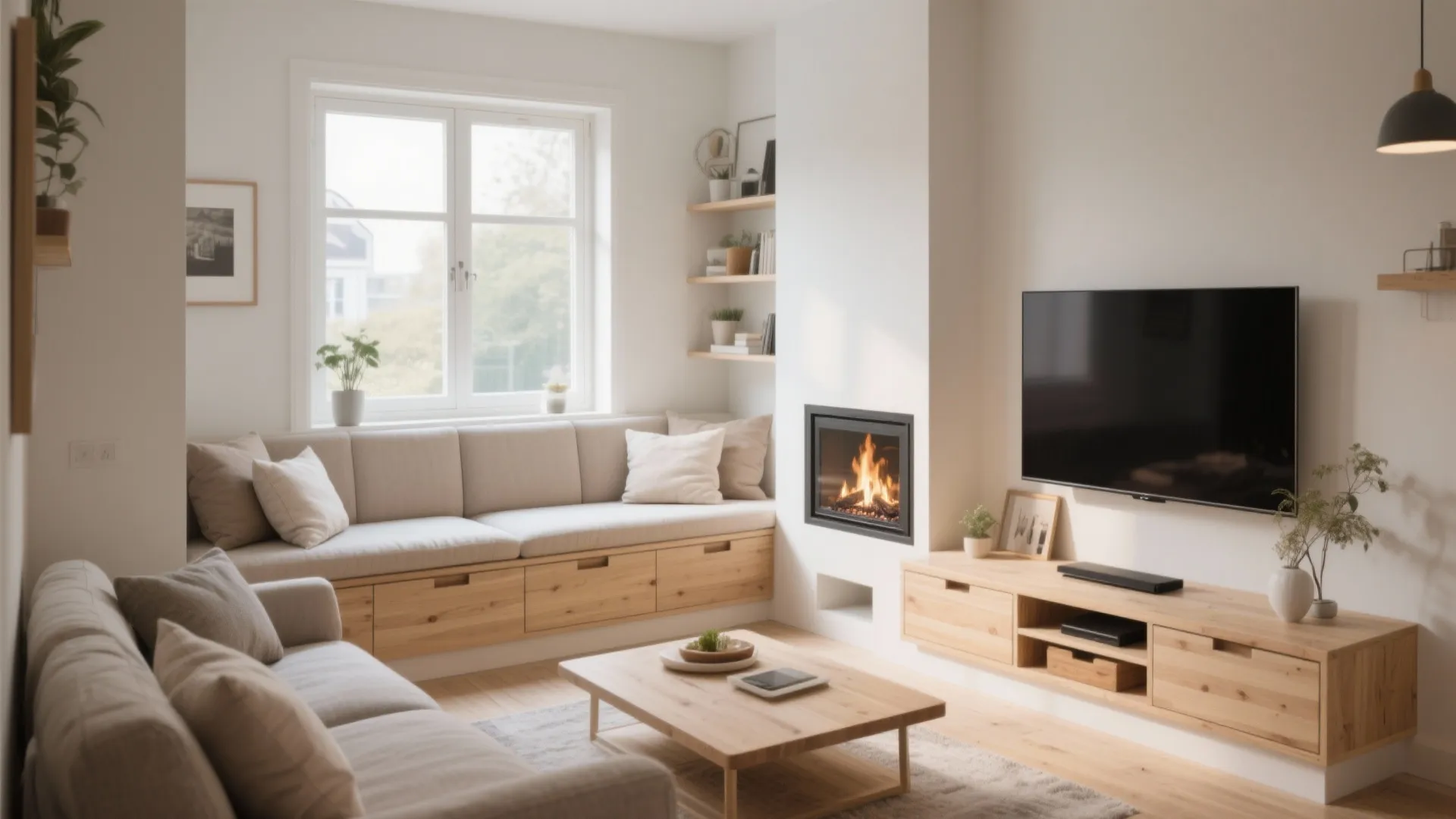 Built-In Benches with Storage