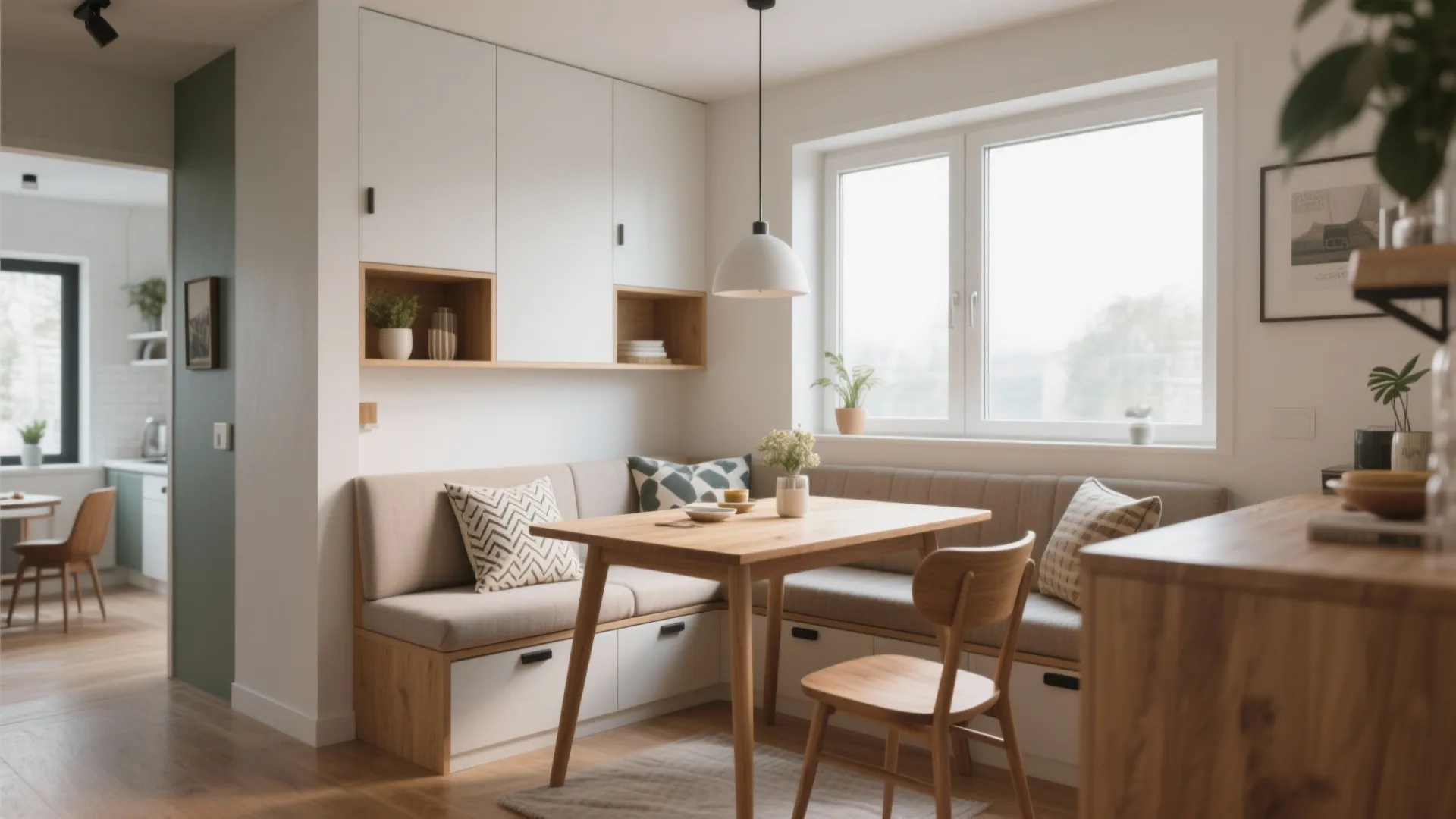 9. Built-in Bench Seating