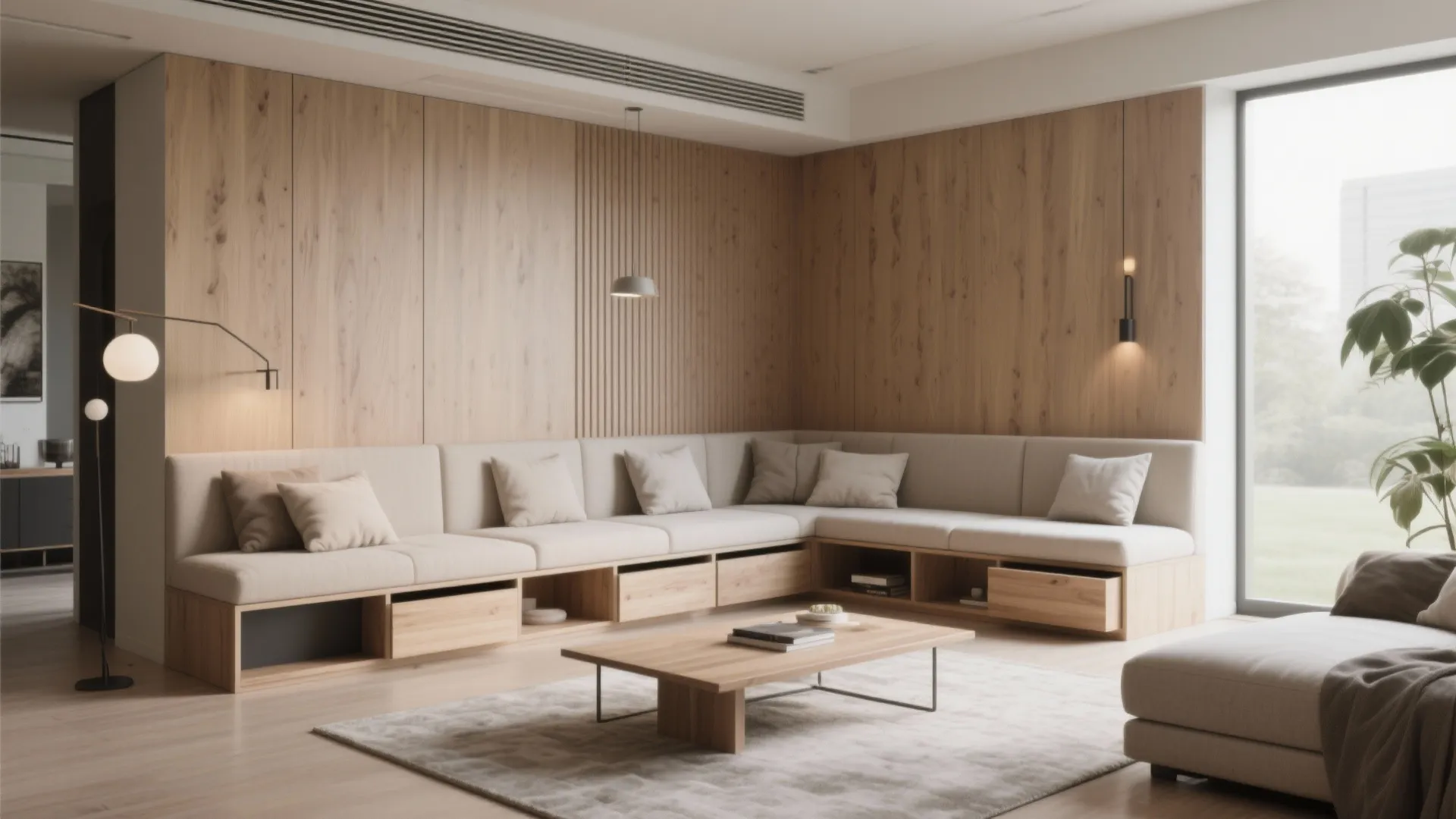 Built-In Storage Benches