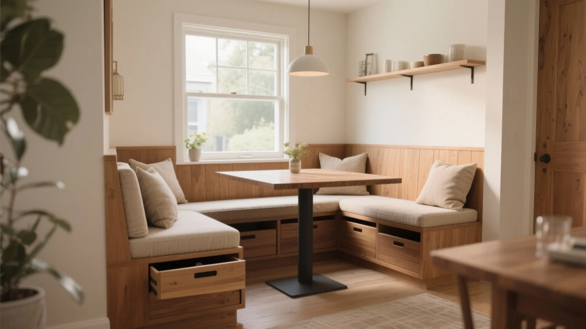 3. Built-in Bench Seating