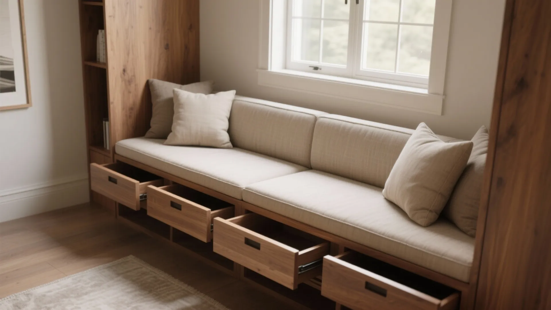 Built-In Benches and Custom Narrow Seating