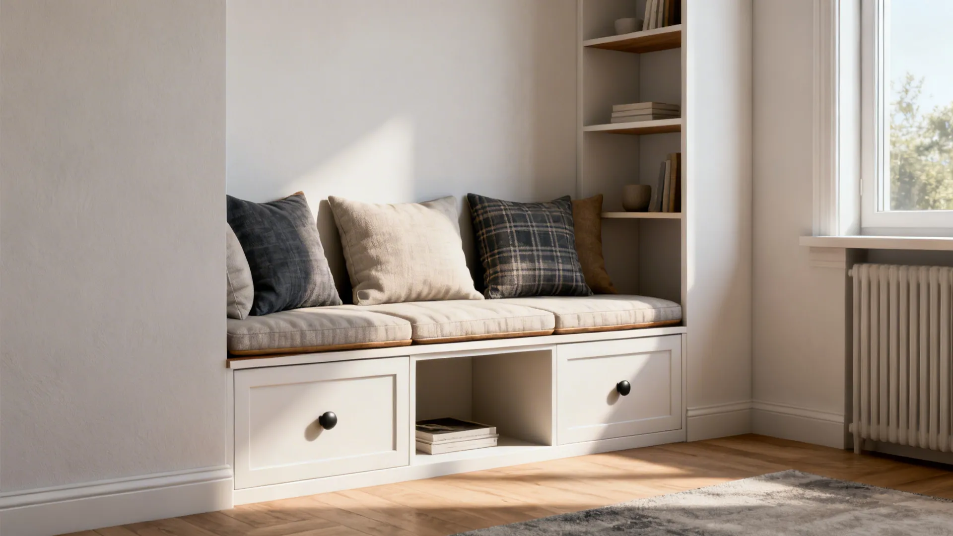 5. Built-in Bench-Style 3-Seater
