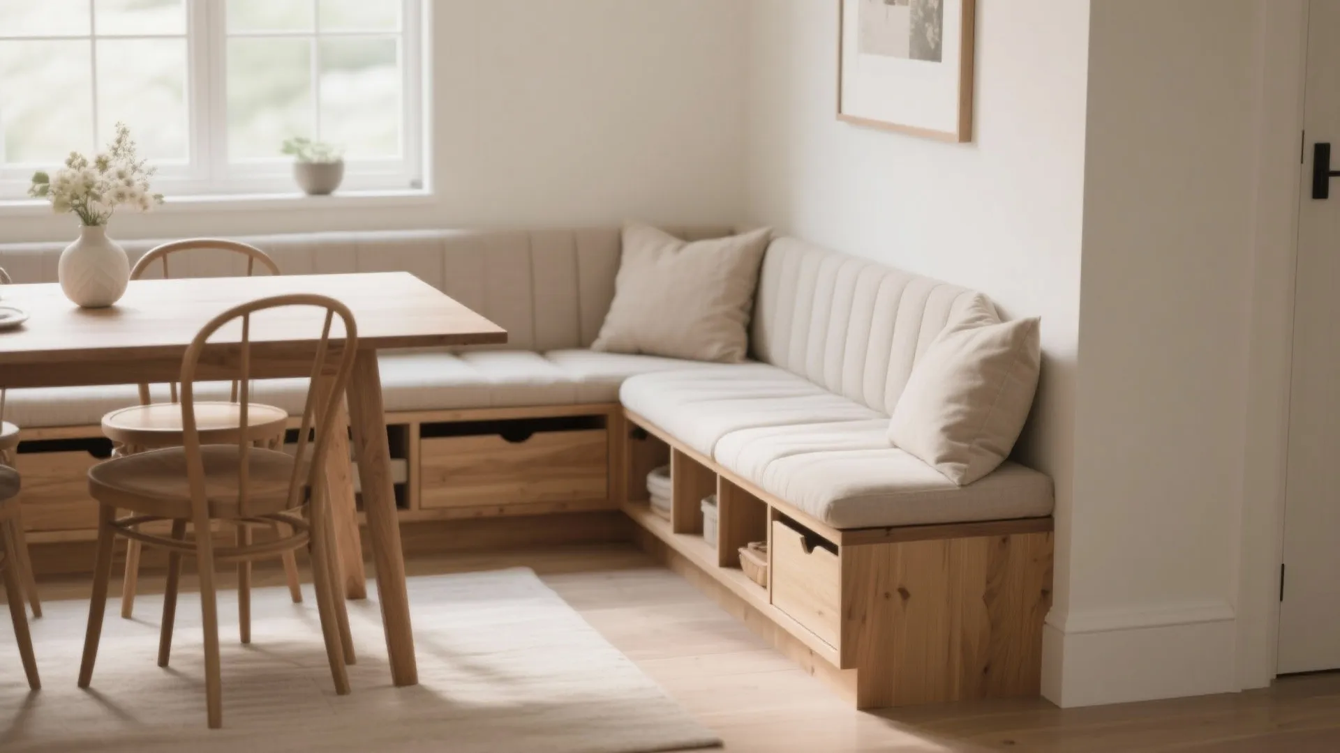 1. Built-in Bench Seating