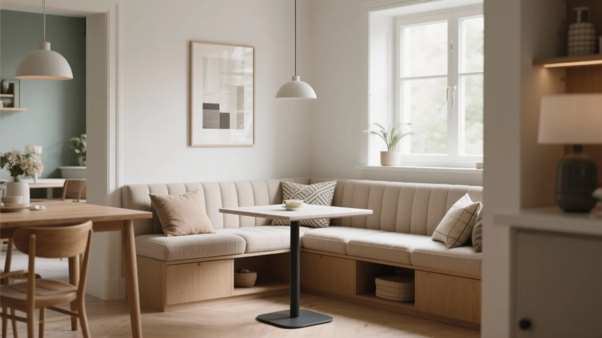 1. Built-in Bench Seating