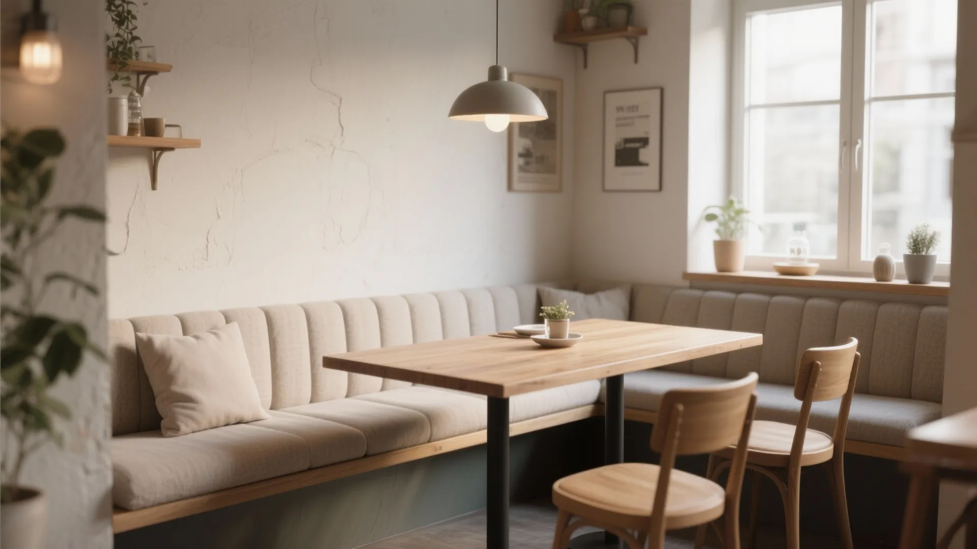 1. Built-in Bench Seating